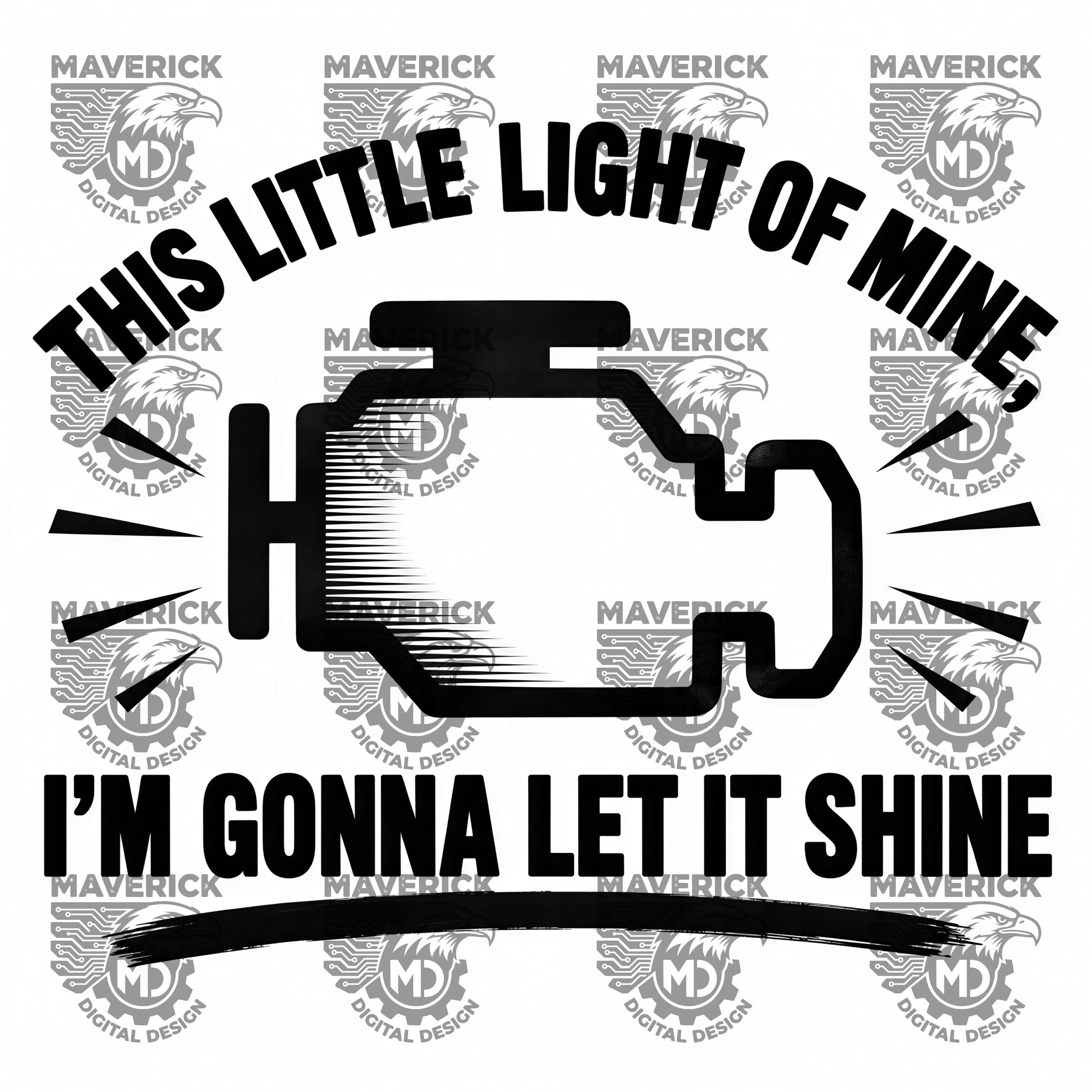 Let it shine SVG PNG, Laser Ready, Wood Engraving (Digital Download) - image 3