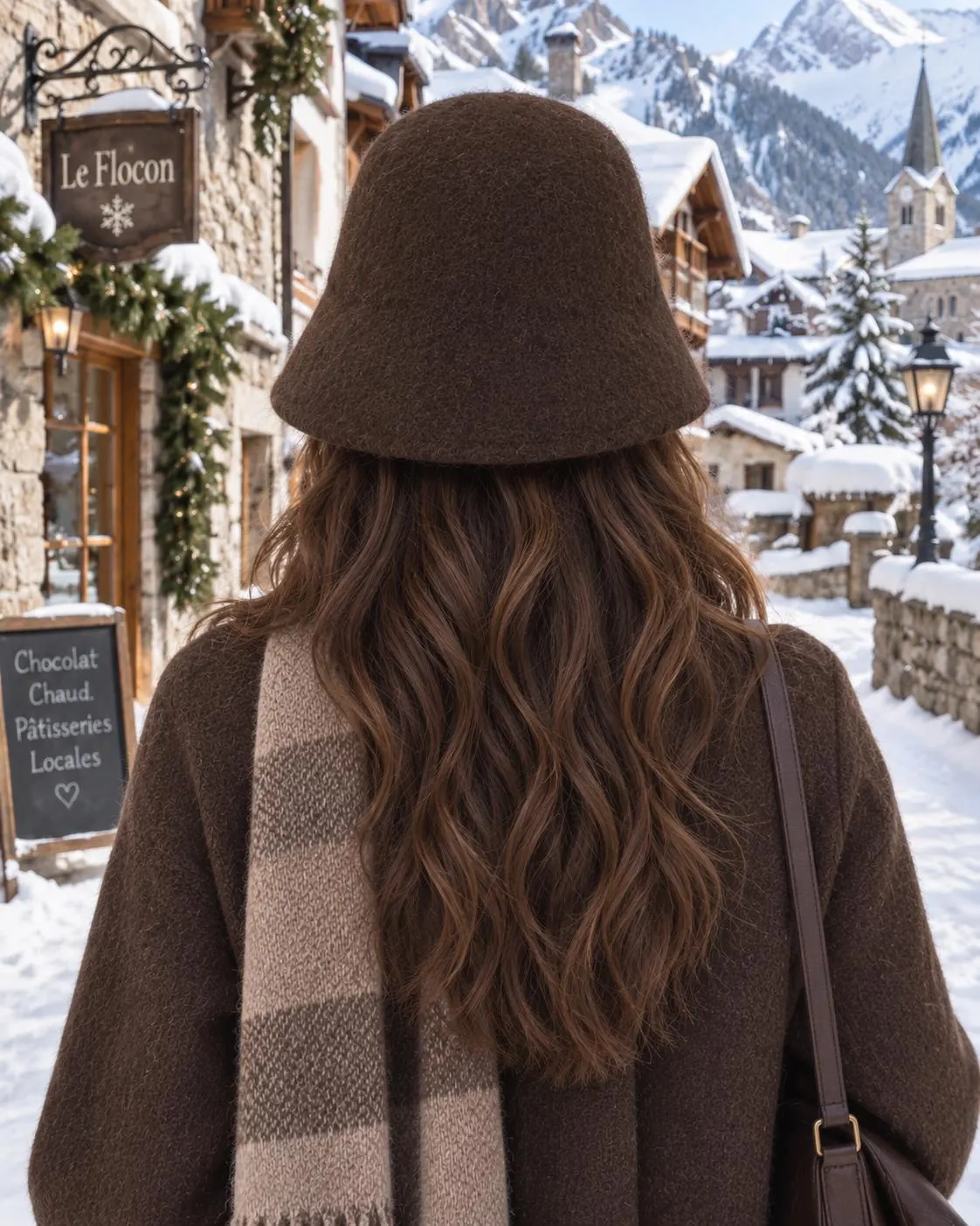 Women’s Felt Bucket Hat Vintage Foldable Cap for Autumn Winter & Spring - image 4