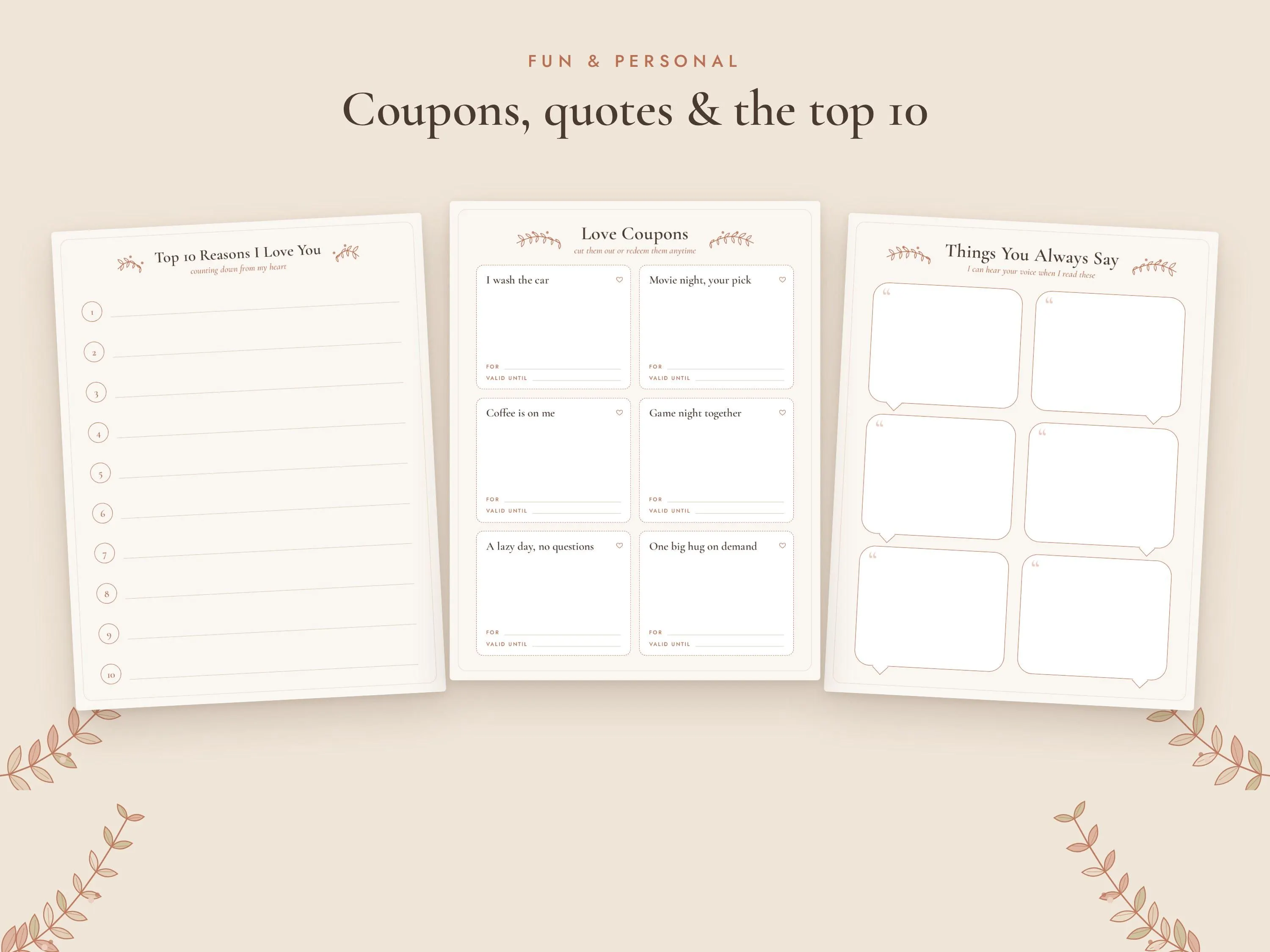 Letters to My Dad, Fill in the Blank Book for Dad, Christmas Gift for Dad from Daughter Son, Printable Dad Journal, Fathers Day Gift - image 5