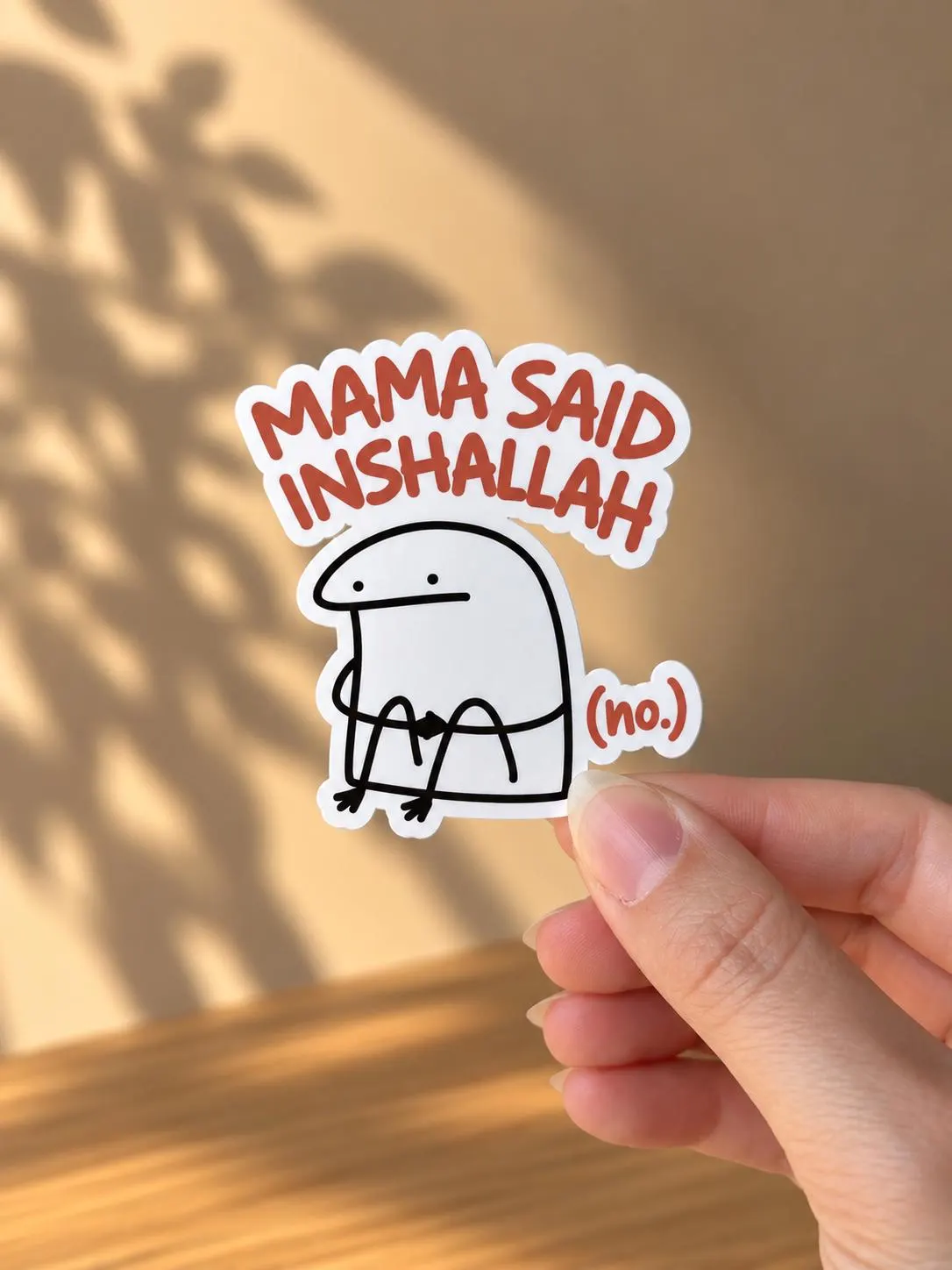 Mama Said Inshallah Sticker | Funny Arab Mom Sticker | Middle Eastern Humor | Islam Muslim | Die Cut Vinyl Sticker | Tumbler Sticker | 3”