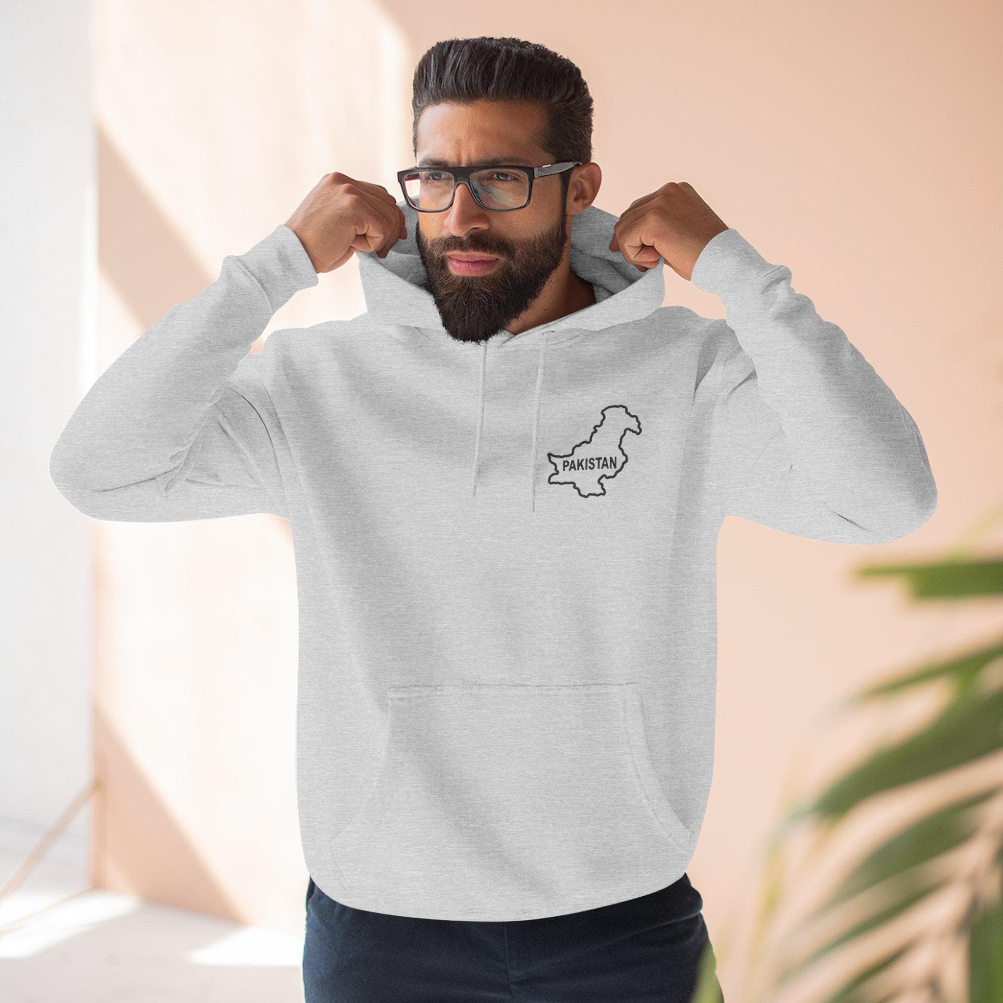 Pakistan Hoodie, Pakistani Muslim Gift, Desi Islamic Streetwear, Pakistani Pride Sweatshirt, Urdu Heritage Clothing