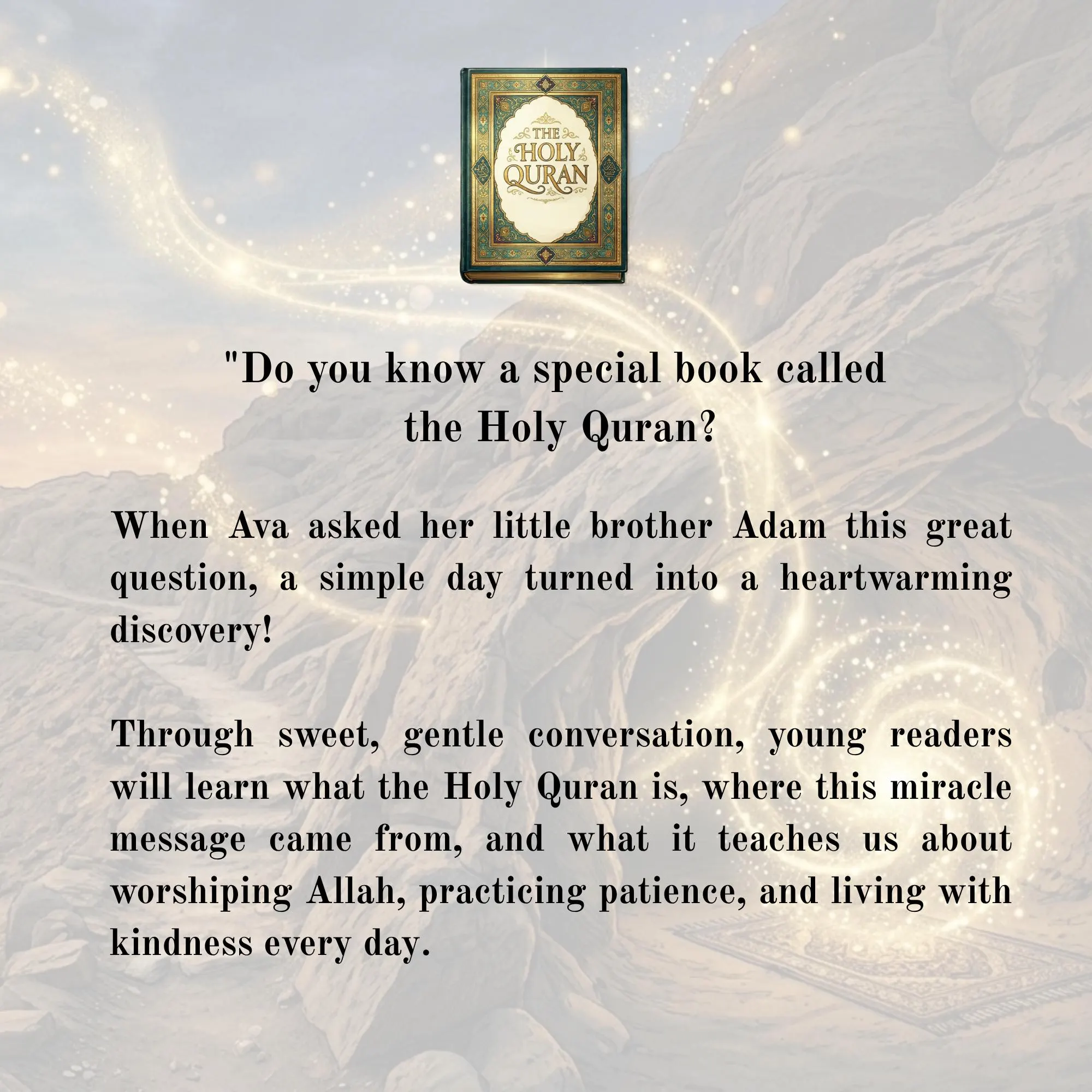 Islamic Childrens Book What Is The Holy Quran | Muslim Bedtime Story for Kids | Faceless Illustration - image 2