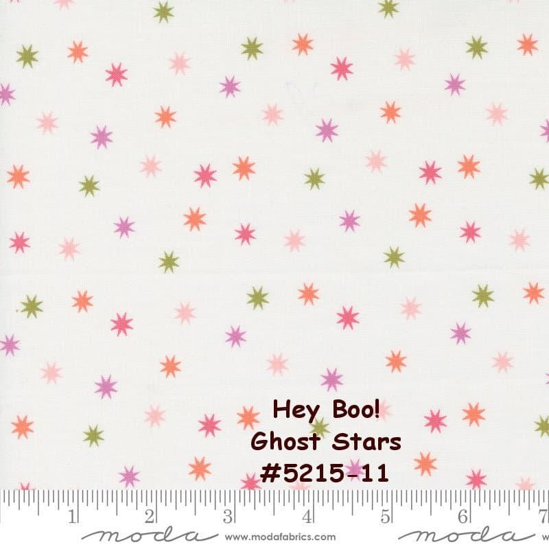 HEY BOO! - #5215-15 - Star Print - Purple Haze - by Lella Boutique for Moda - Halloween - Panel - image 3
