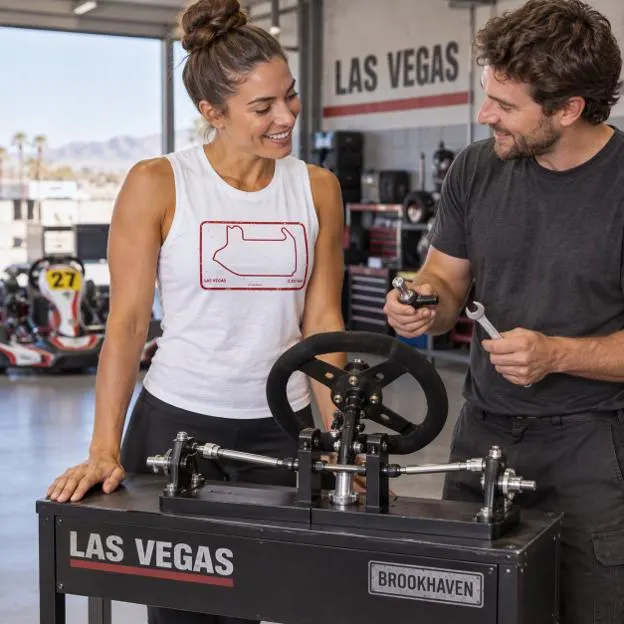 Las Vegas Racing Muscle Tank, Travel Gift, Car Enthusiast Gift