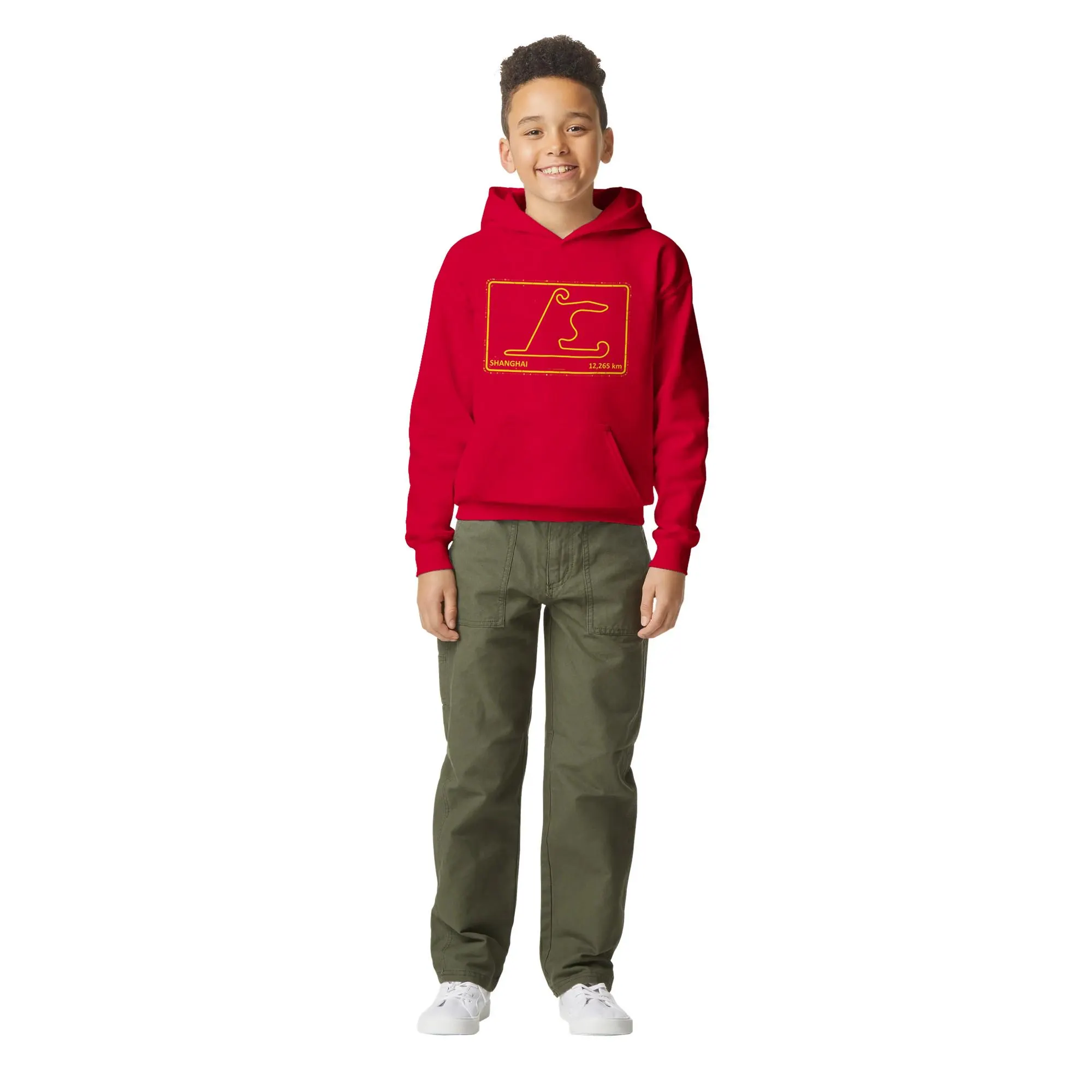 Shanghai Racing Youth Hoodie Travel Gift, China F1 Fan Hoodie
