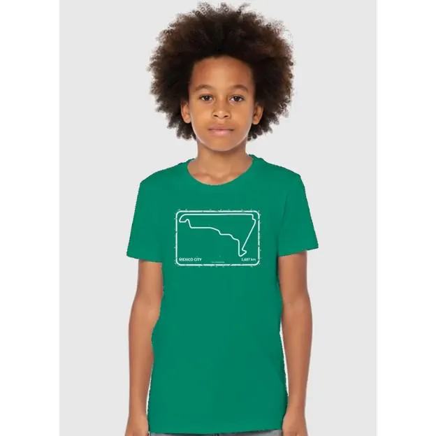 Mexico City Racing Kids T-Shirt, Travel Gift, Mexico F1 Fan Racing Shirt