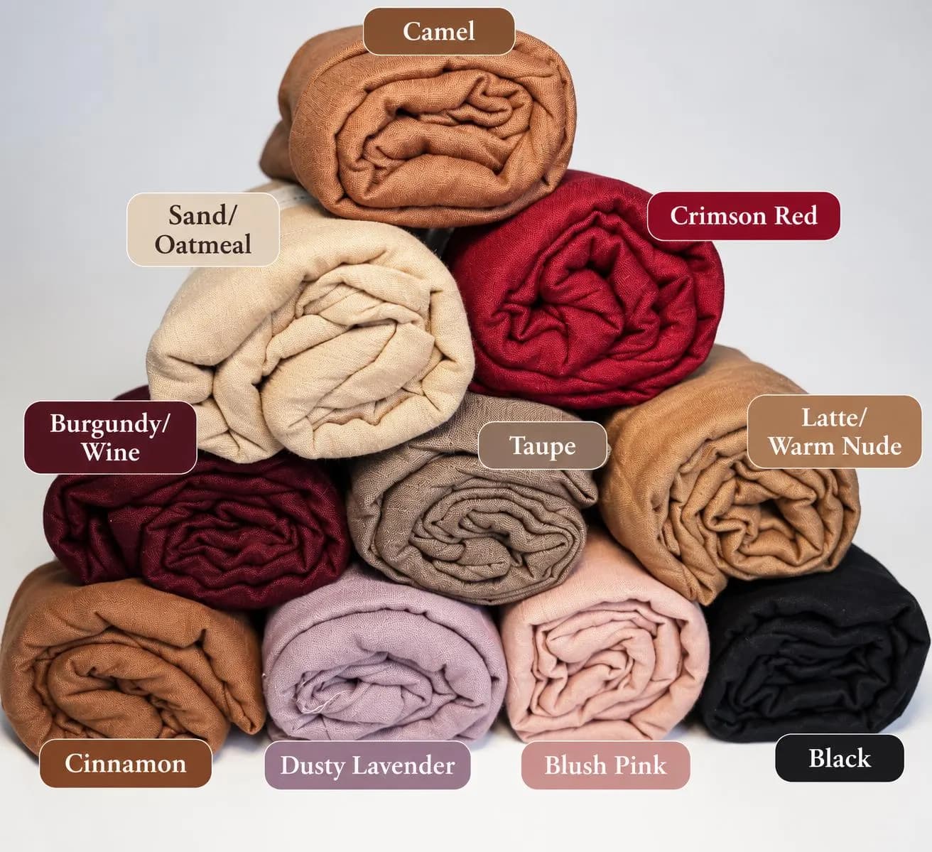 Soft Cotton Hijab | Lightweight Breathable Modest Scarf (Earth Tones) - image 2