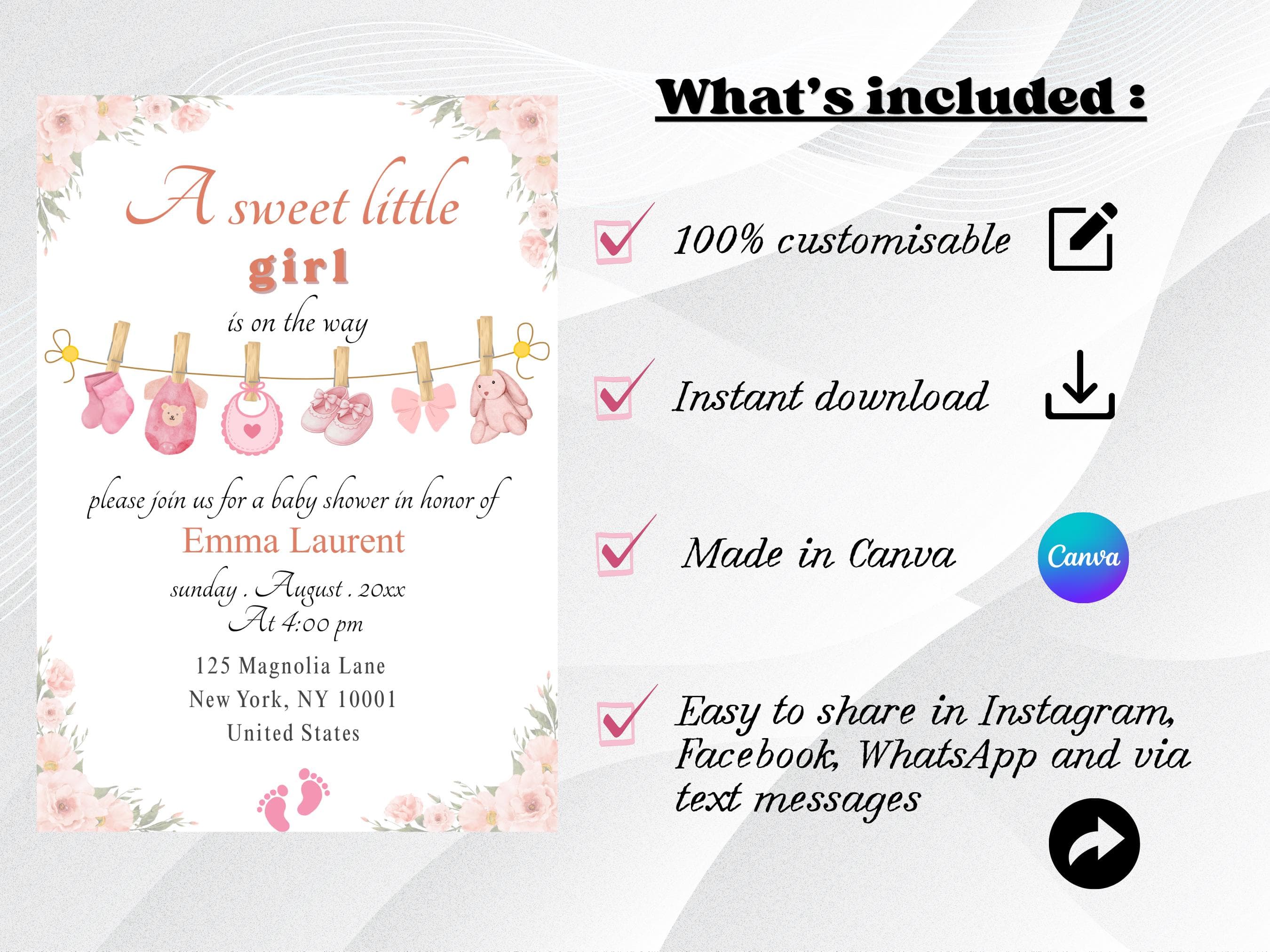 invitation baby shower - image 2