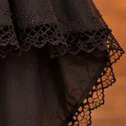 Black Gothic Victorian Dress, Lace Bell Sleeve Halloween Costume, Renaissance Medieval Dress, Vampire Witch Party Outfit for Women - image 5