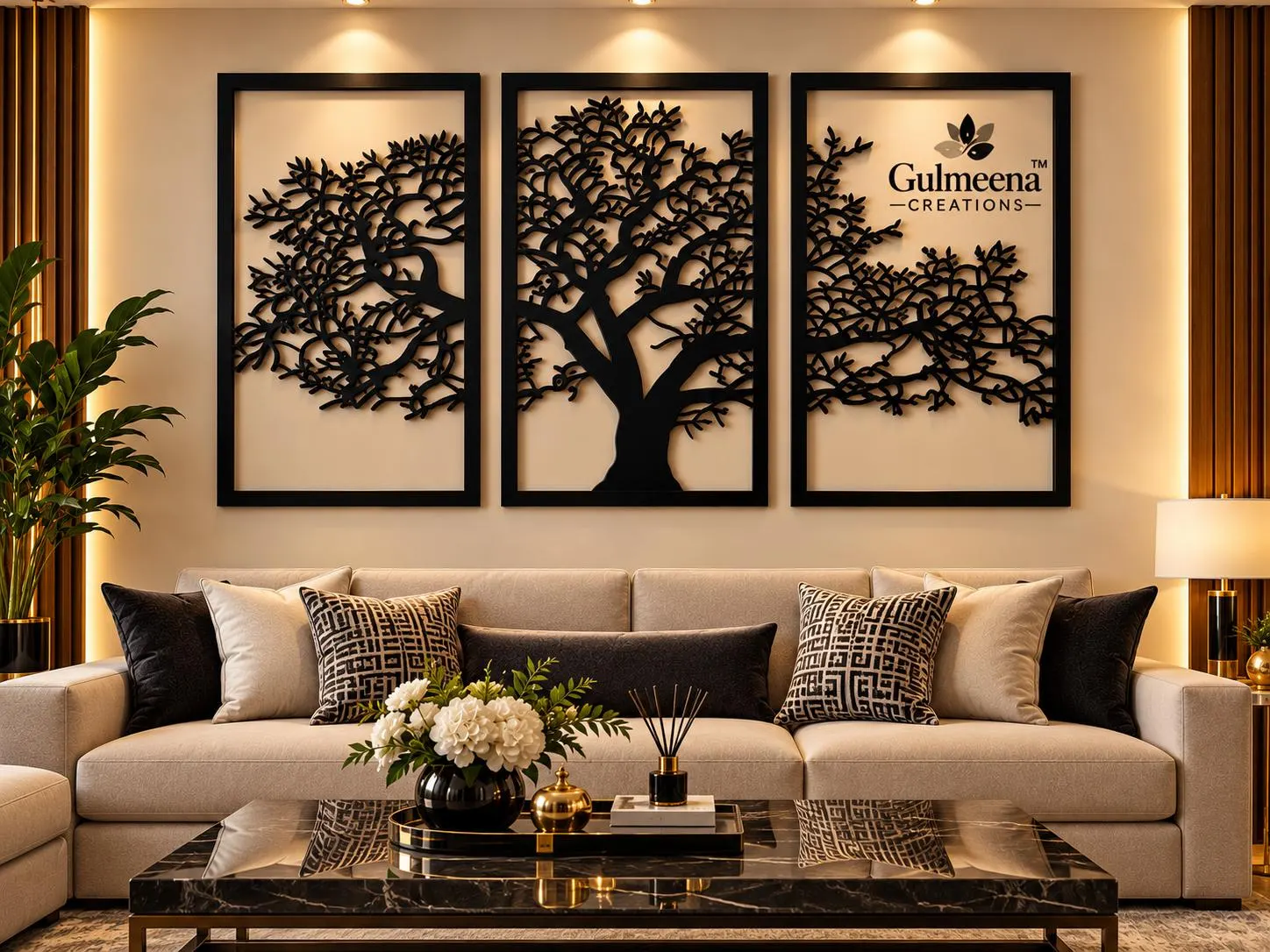 Tree of Life | Islamic Wall Art | Arabic Calligraphy Decor | Islamic Quranic Wall Decor | Muslim Home Decor | Acrylic Wall Art