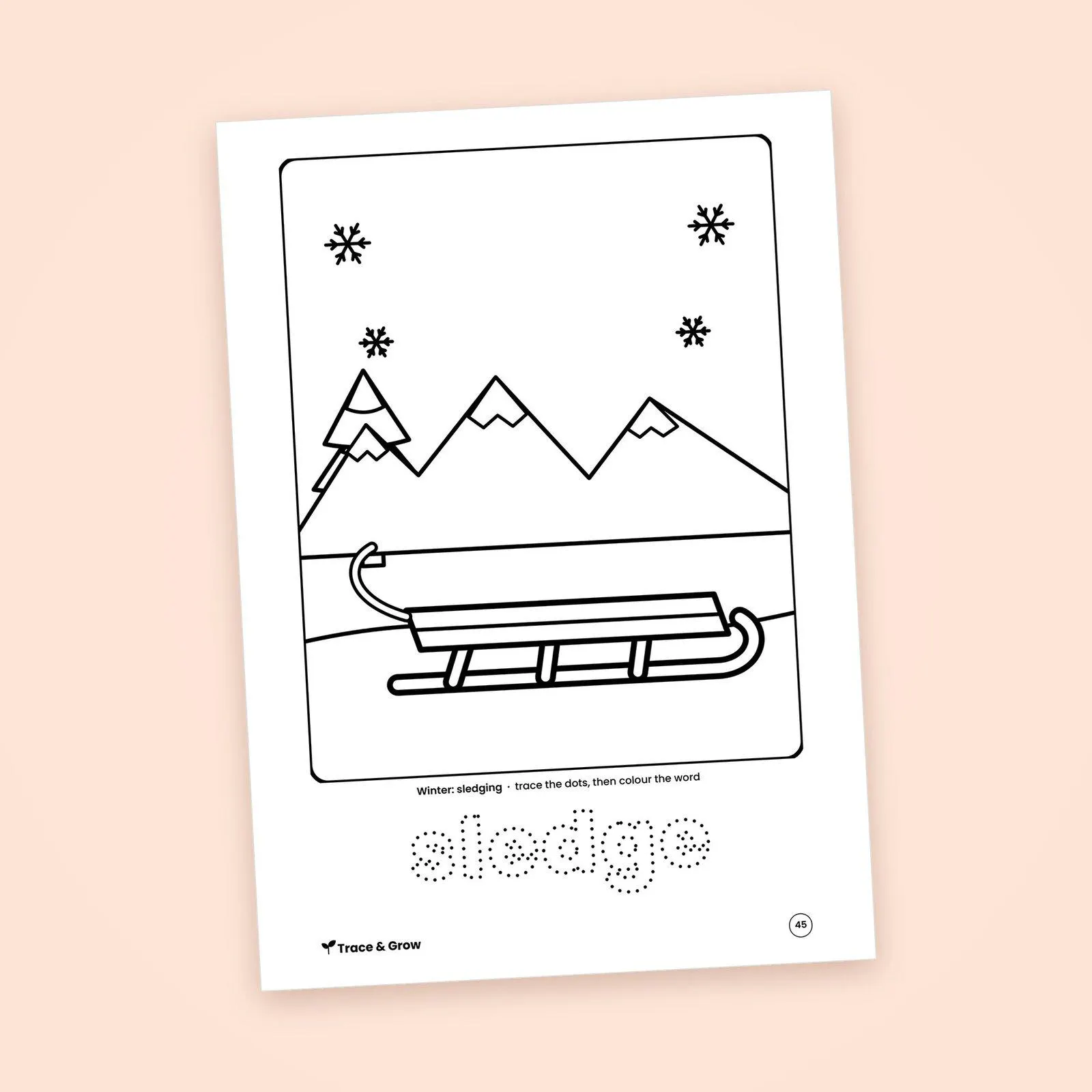 Animal and Nature Coloring Pages Bundle Printable: inside pages