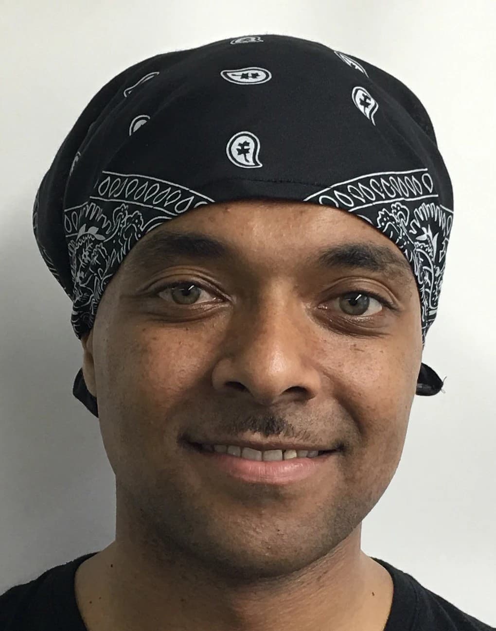 100% Cotton Hat | Tie Back Cap | For Larger Head | Fitted Pre Tied Slip On Bandana Durag Closed At The Back To Conceal Hair