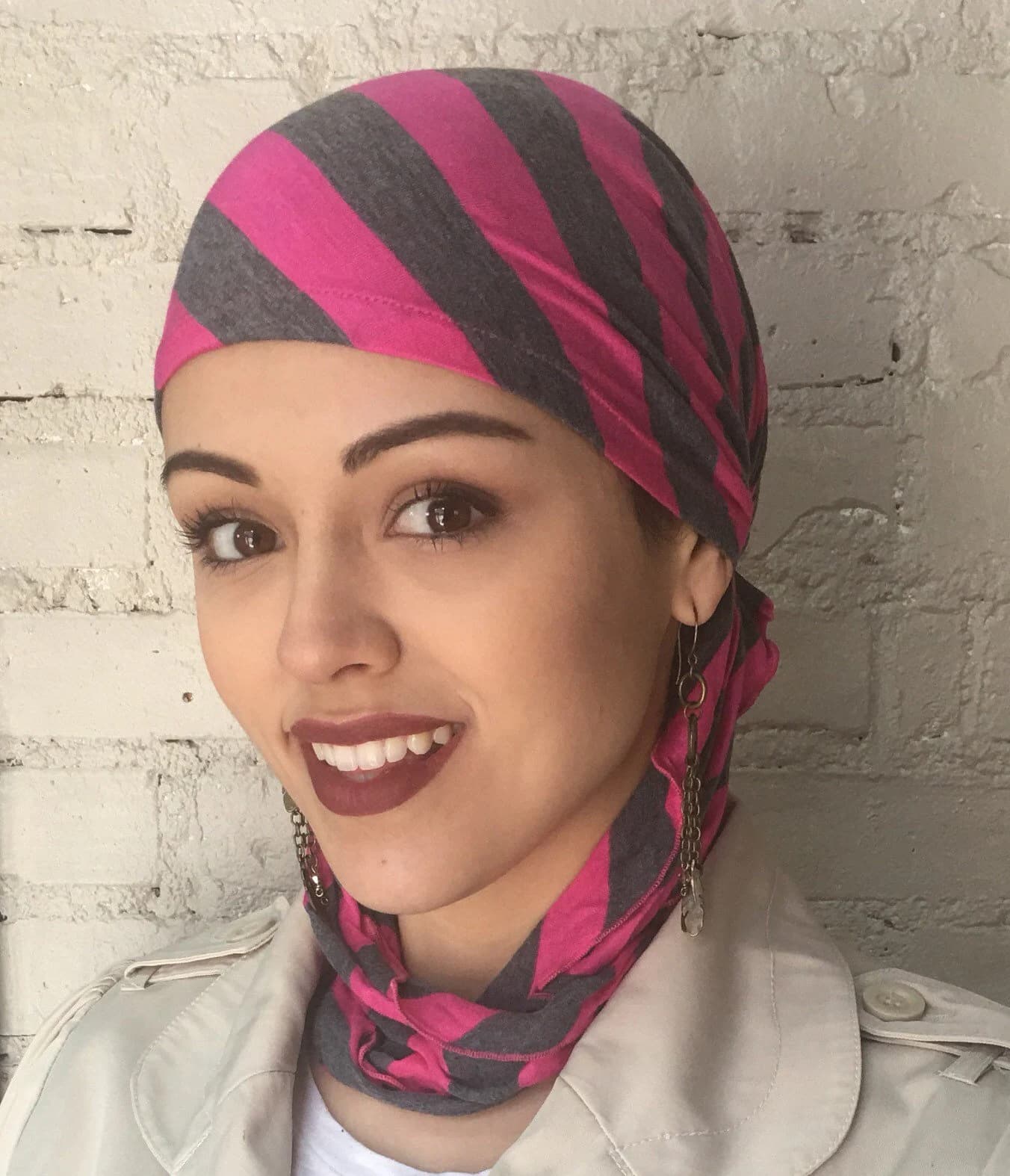 Gift For Nurse Doctor Hospital Patient Pre Tied Bandana Head Wrap Hijab Tichel Durag to Cover and Conceal Hair. Made in USA - image 5