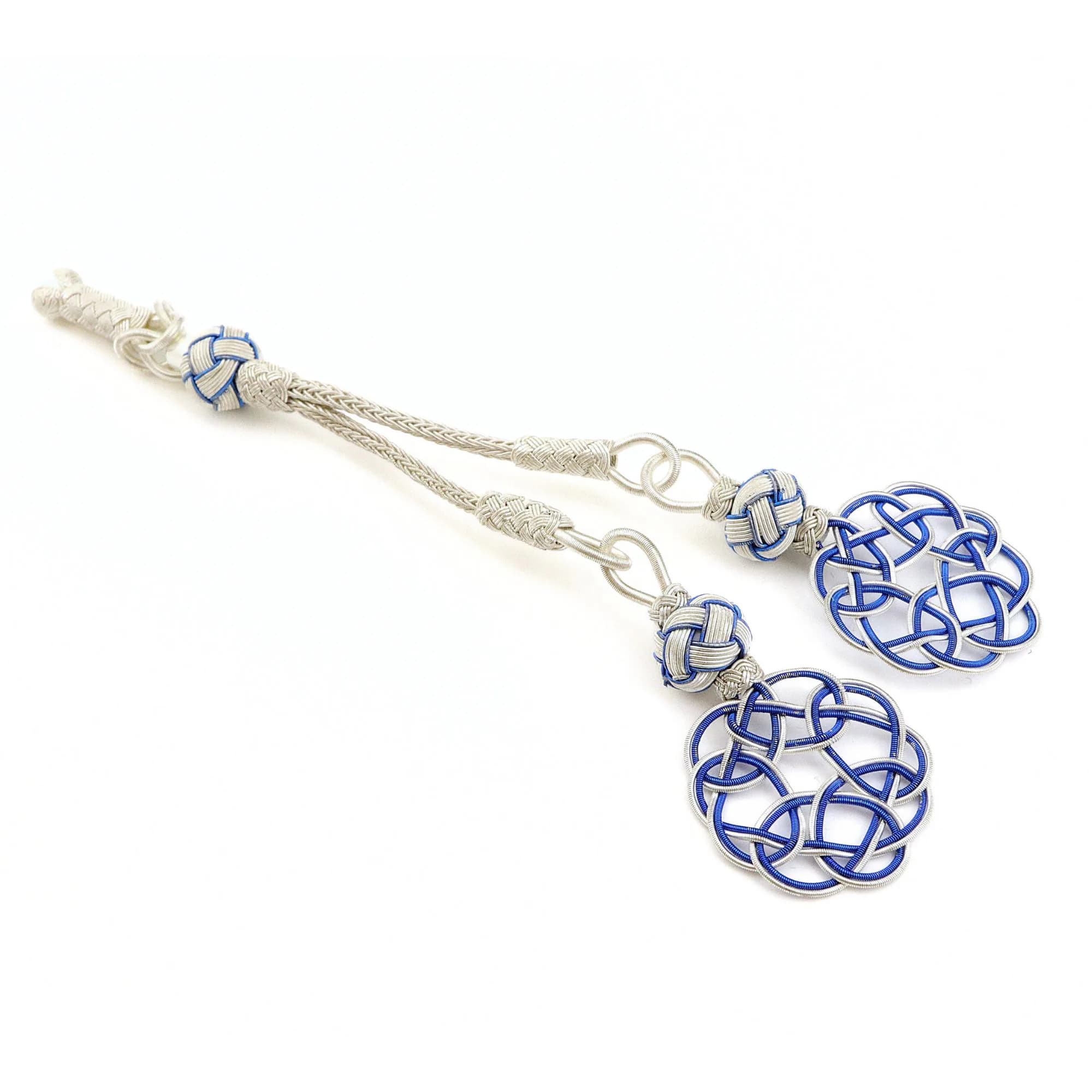 Trabzon kazaz hand-knitted Metal tassel 1000 silver for tasbih Prayer Beads Misbaha 730118