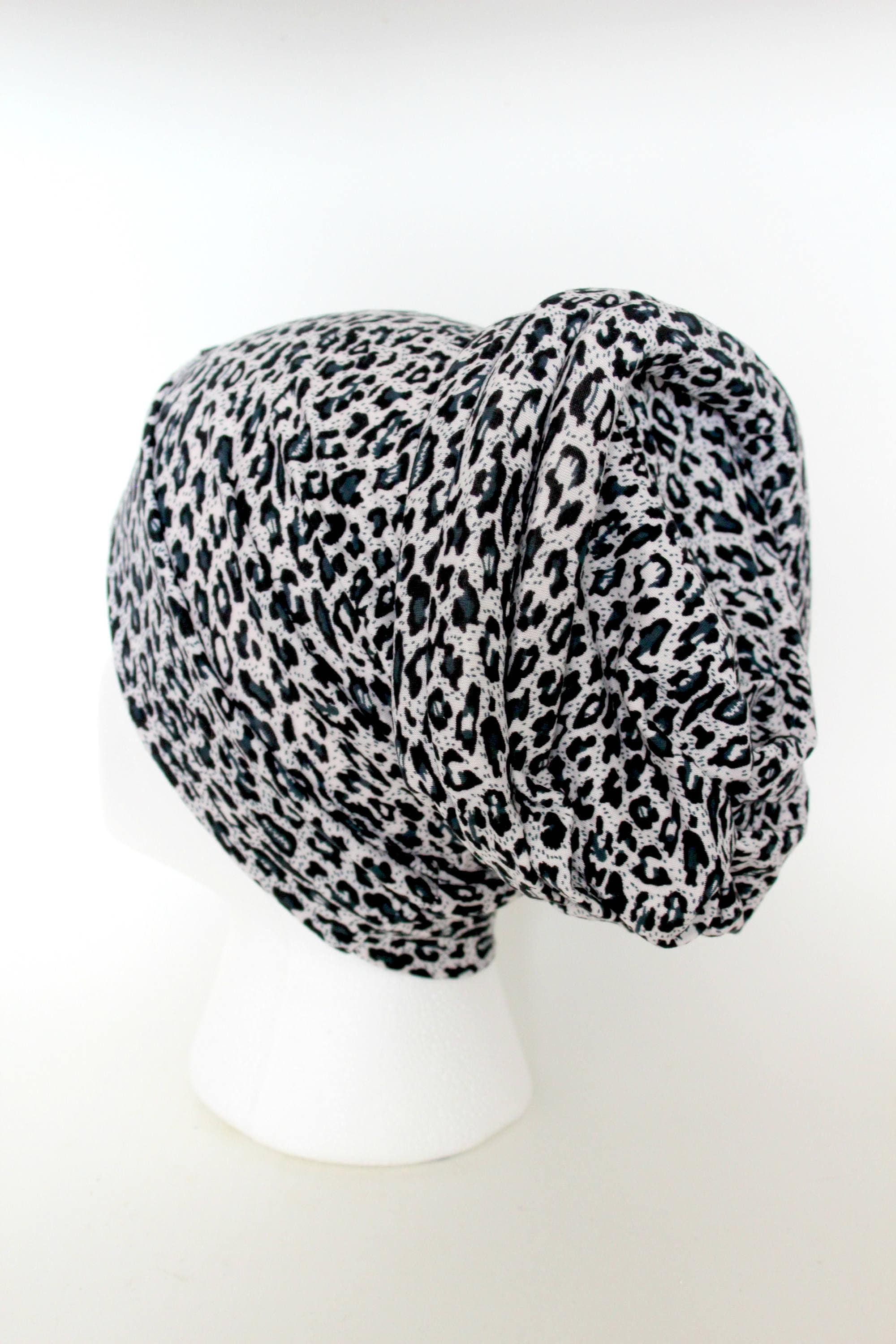Cotton Animal Print Turban: Fashion Headband, Chemo Hat - image 3