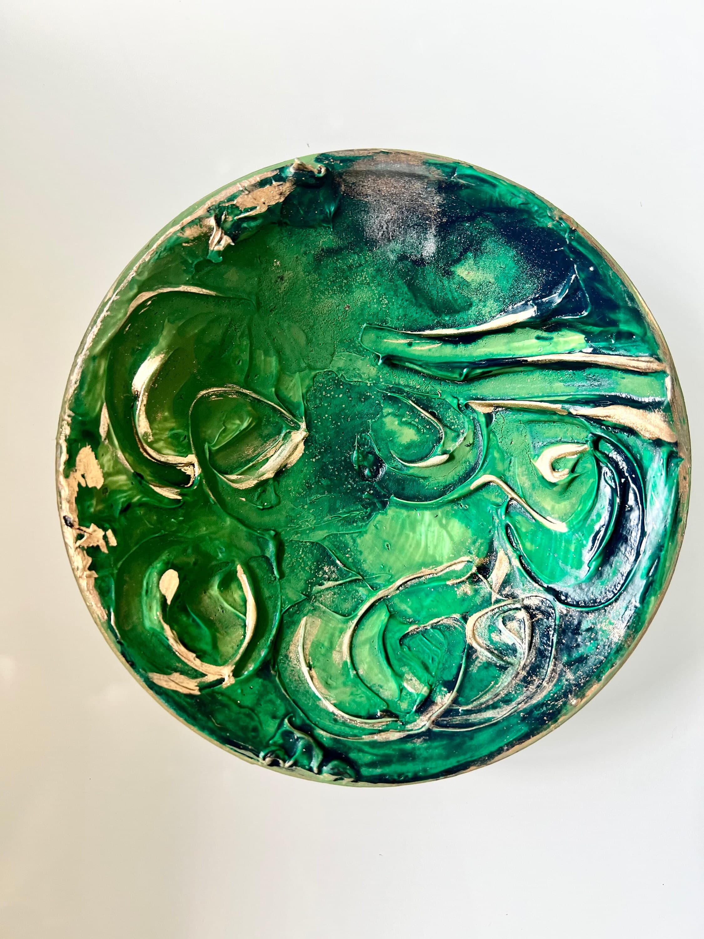 Set of 3 mini clay plates - image 3