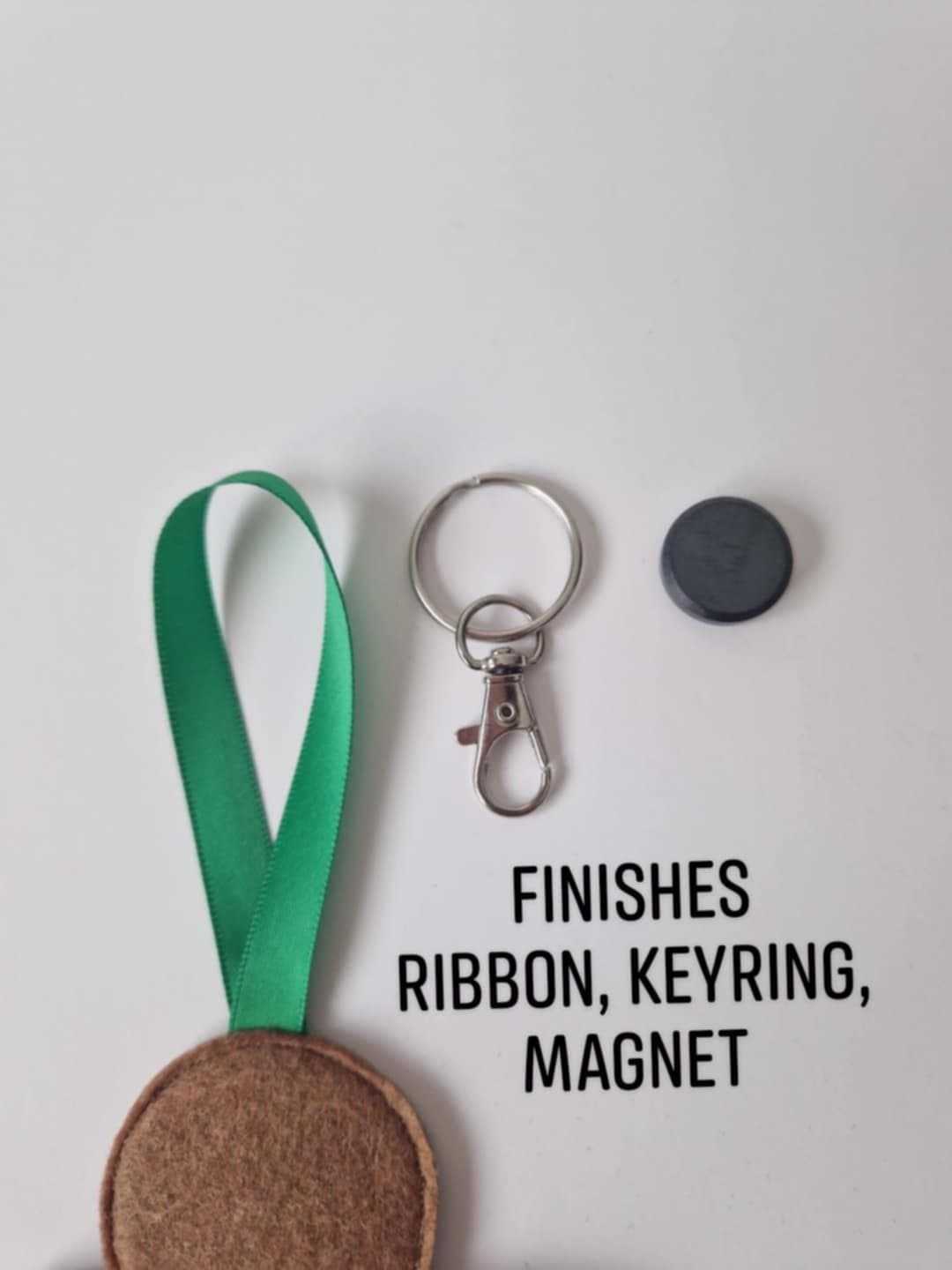 Picnic Theme Gingerbread felt hanging Decoration. Can be Made as Keyring & Fridge Magnet too. - image 3