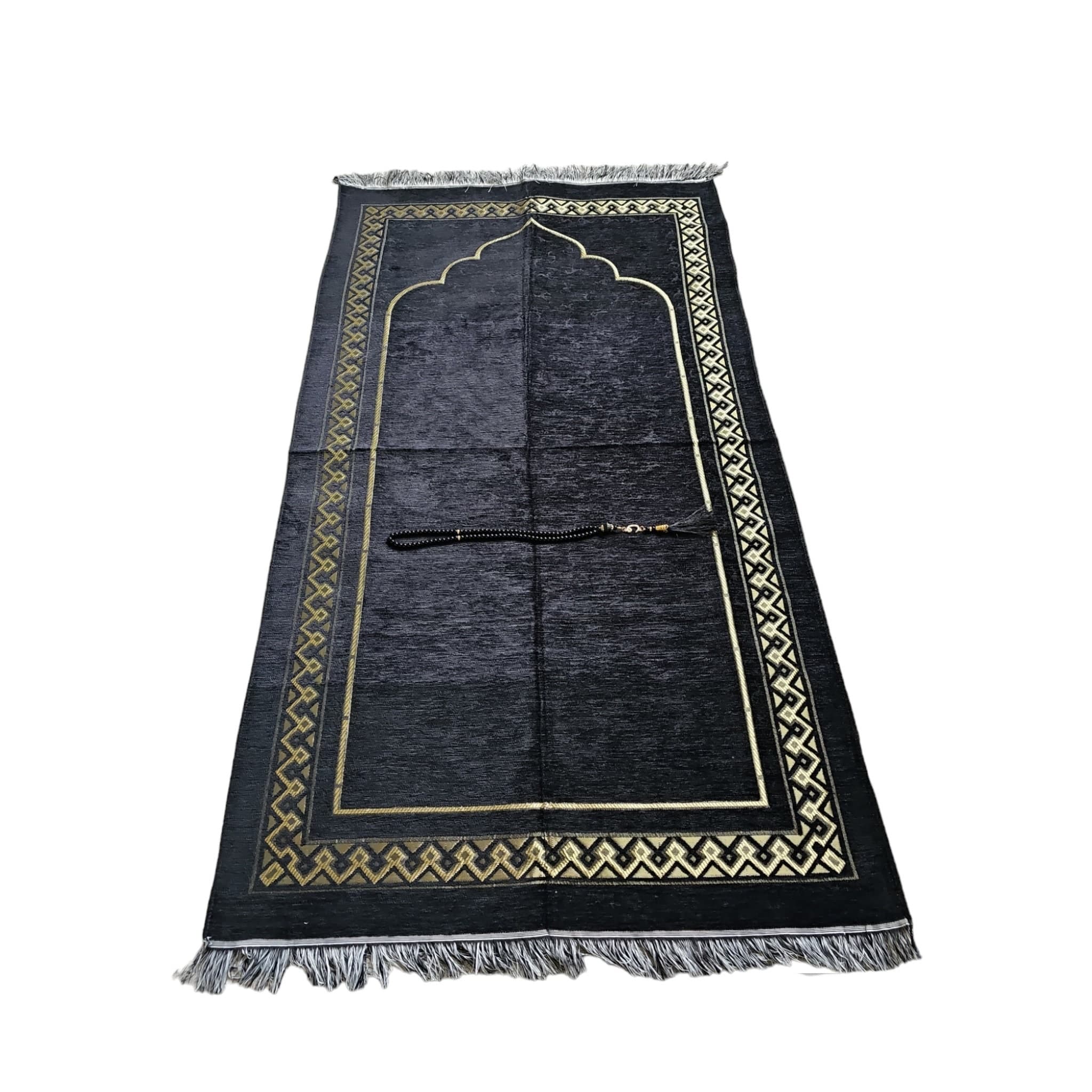 Personalized Velvet Muslim Prayer Mat: Islamic Sejadah Gift Set - image 4