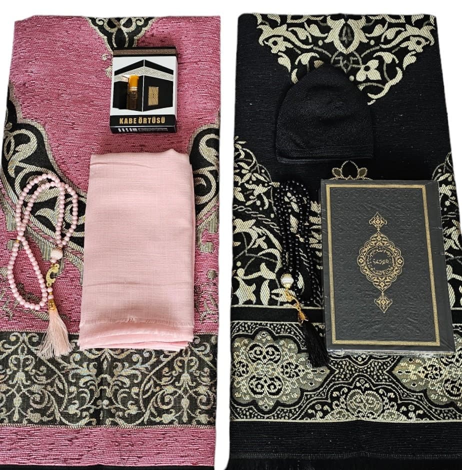 Personalized Islamic Gift Set: Quran, Prayer Rug, Tasbih, Oud - image 5