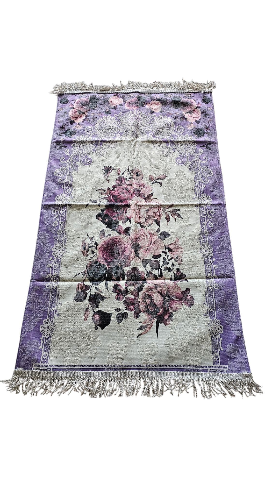 Personalized Floral Prayer Mat Gift Set: Islamic Eid Ramadan Gift - image 5