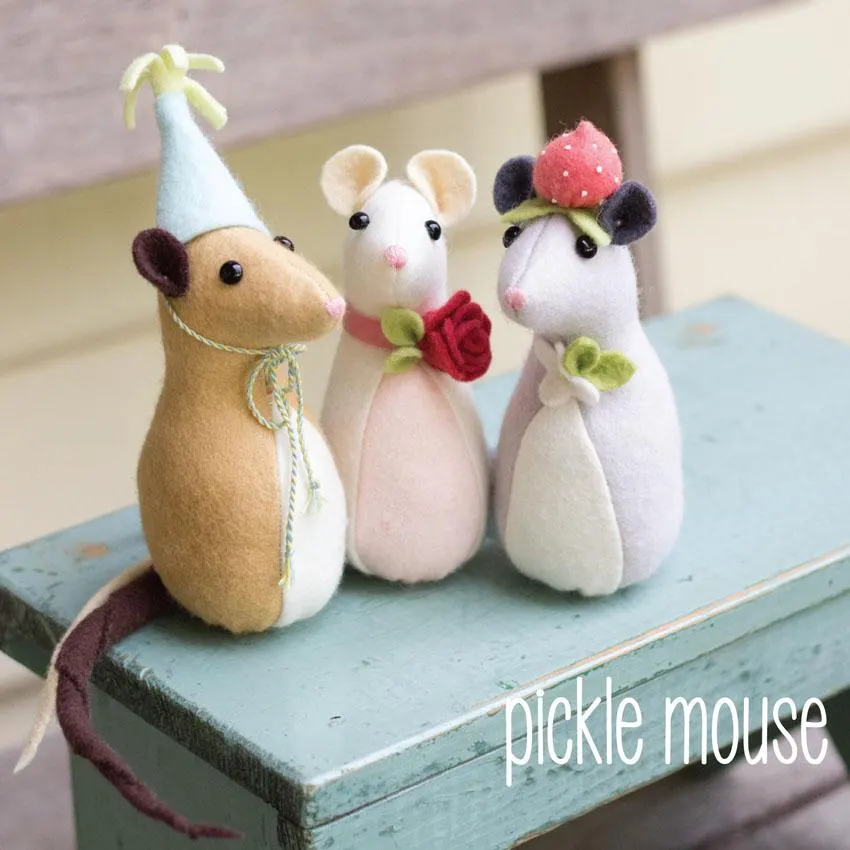 Pickle Mouse pattern by Simone Gooding of May Blossom