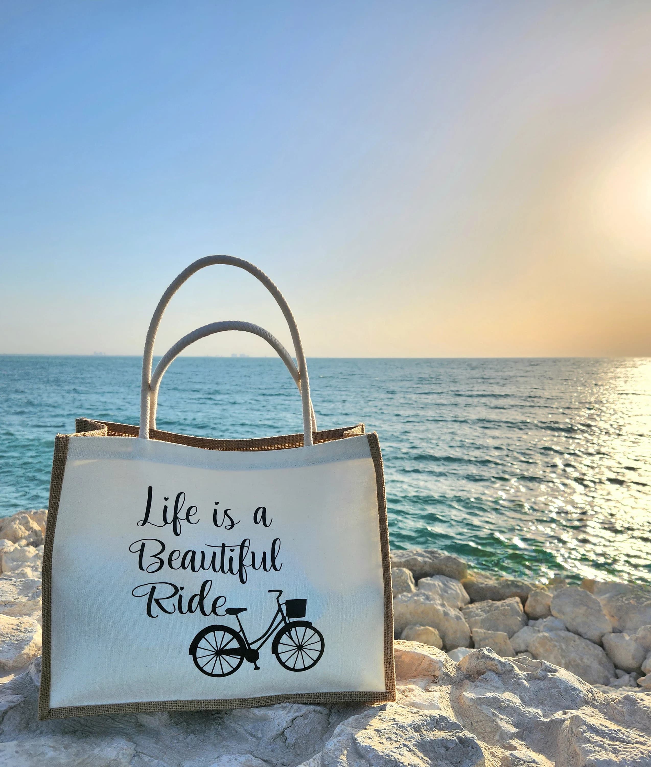 Life is a Beautiful Ride Tote bag