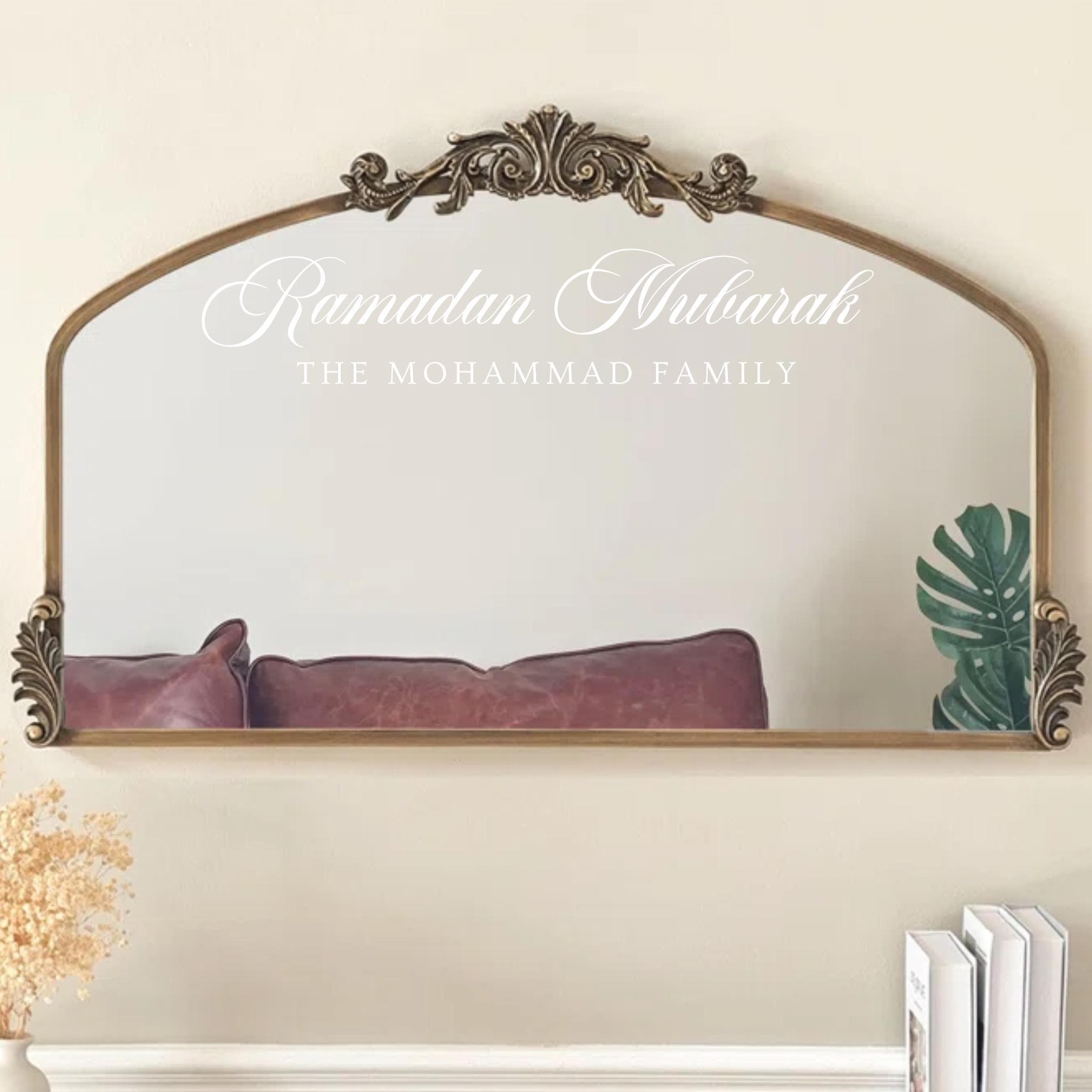 Ramadan Mubarak with Family Name *DECAL ONLY* | Vinyl Decal | Ramadan Decor | Custom Decal - image 2