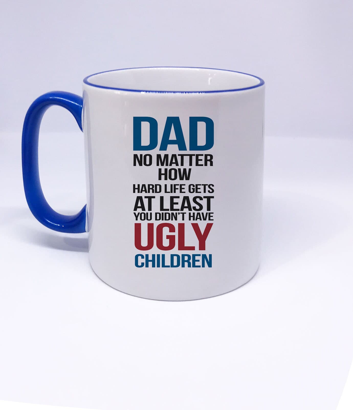 Father's Day gift mug blue