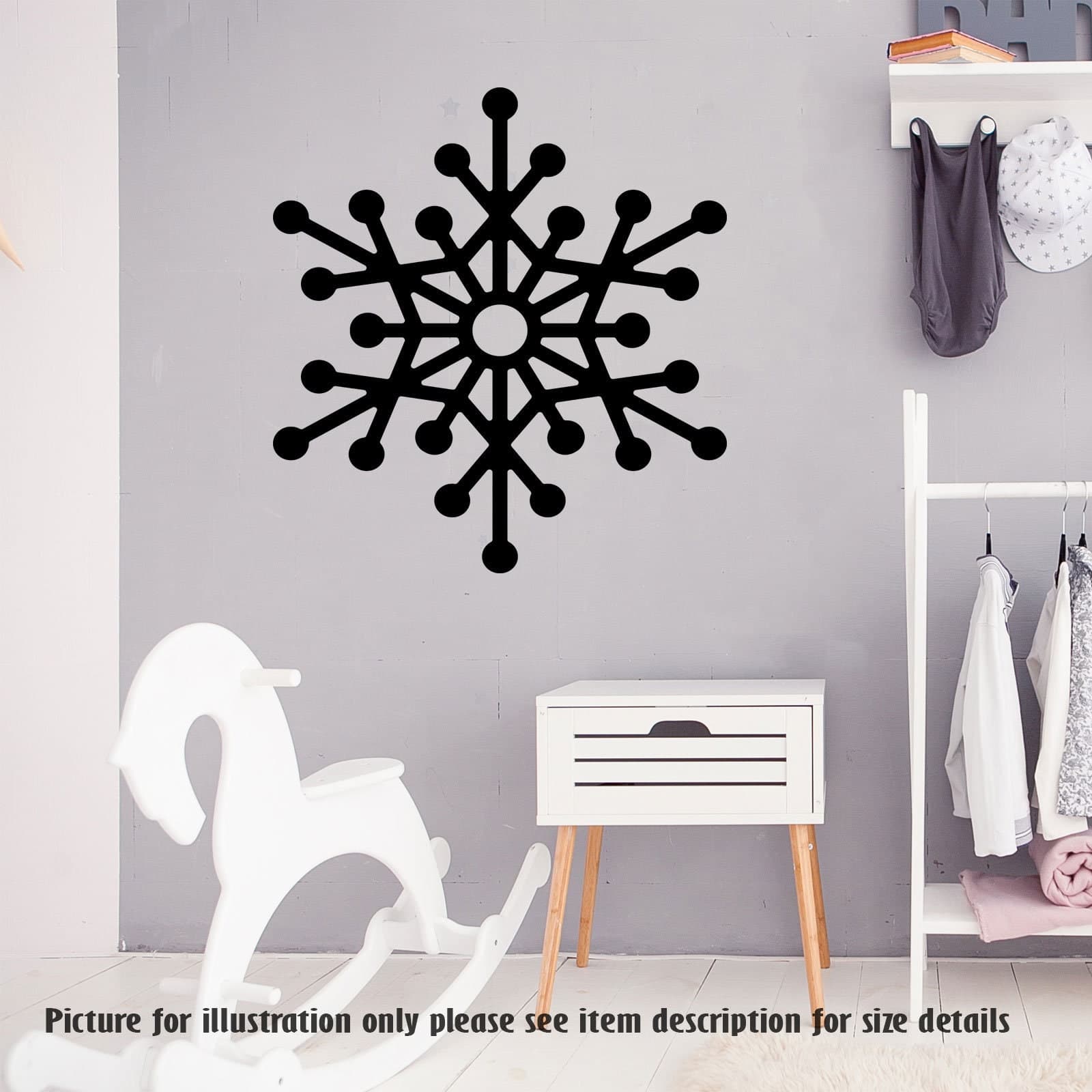 Christmas Snowflake Vinyl Wall Decals – Holiday Home Decor - image 3