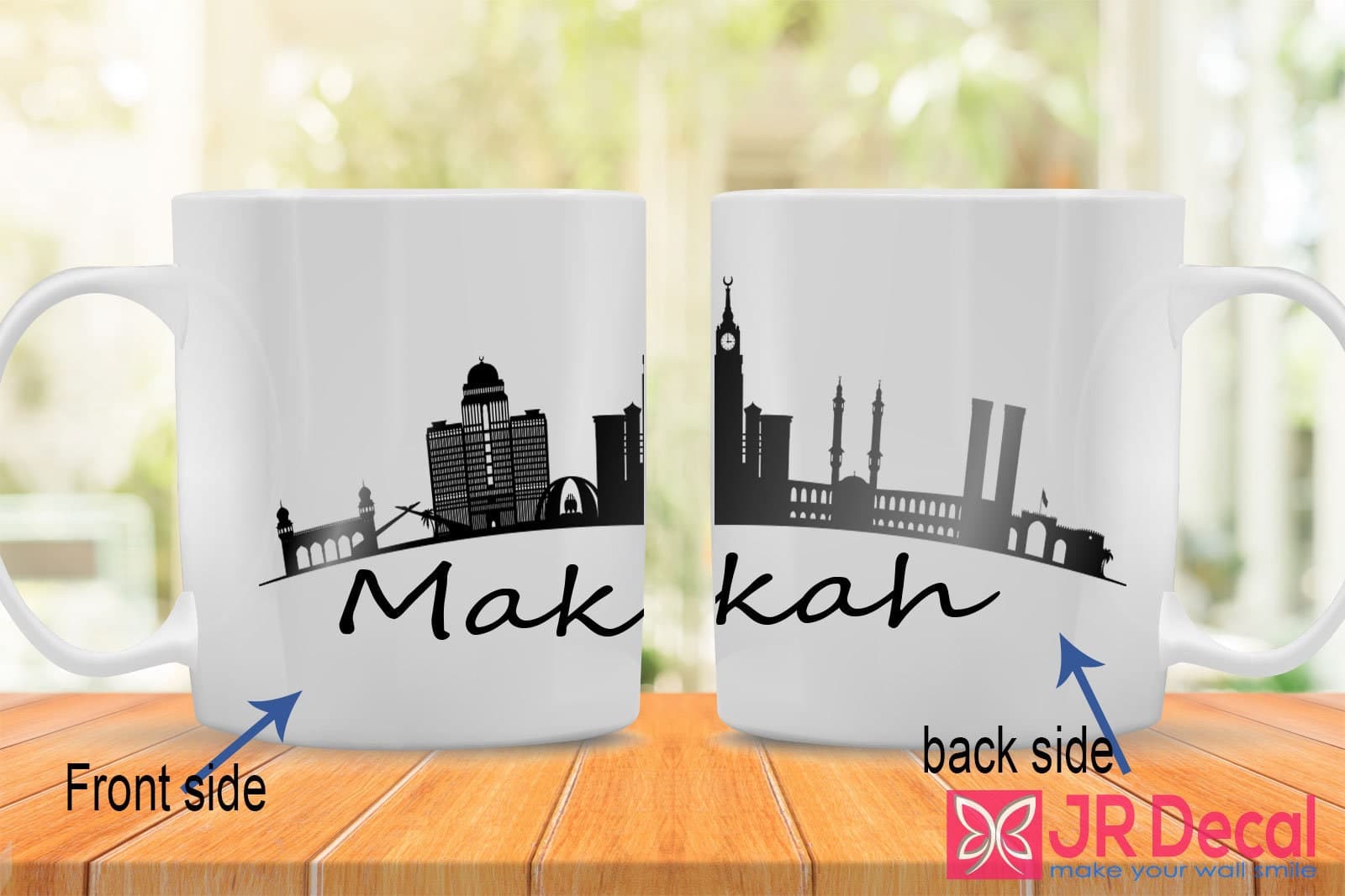 Mecca Skyline Mug, Islamic Gift, Ramadan, Eid