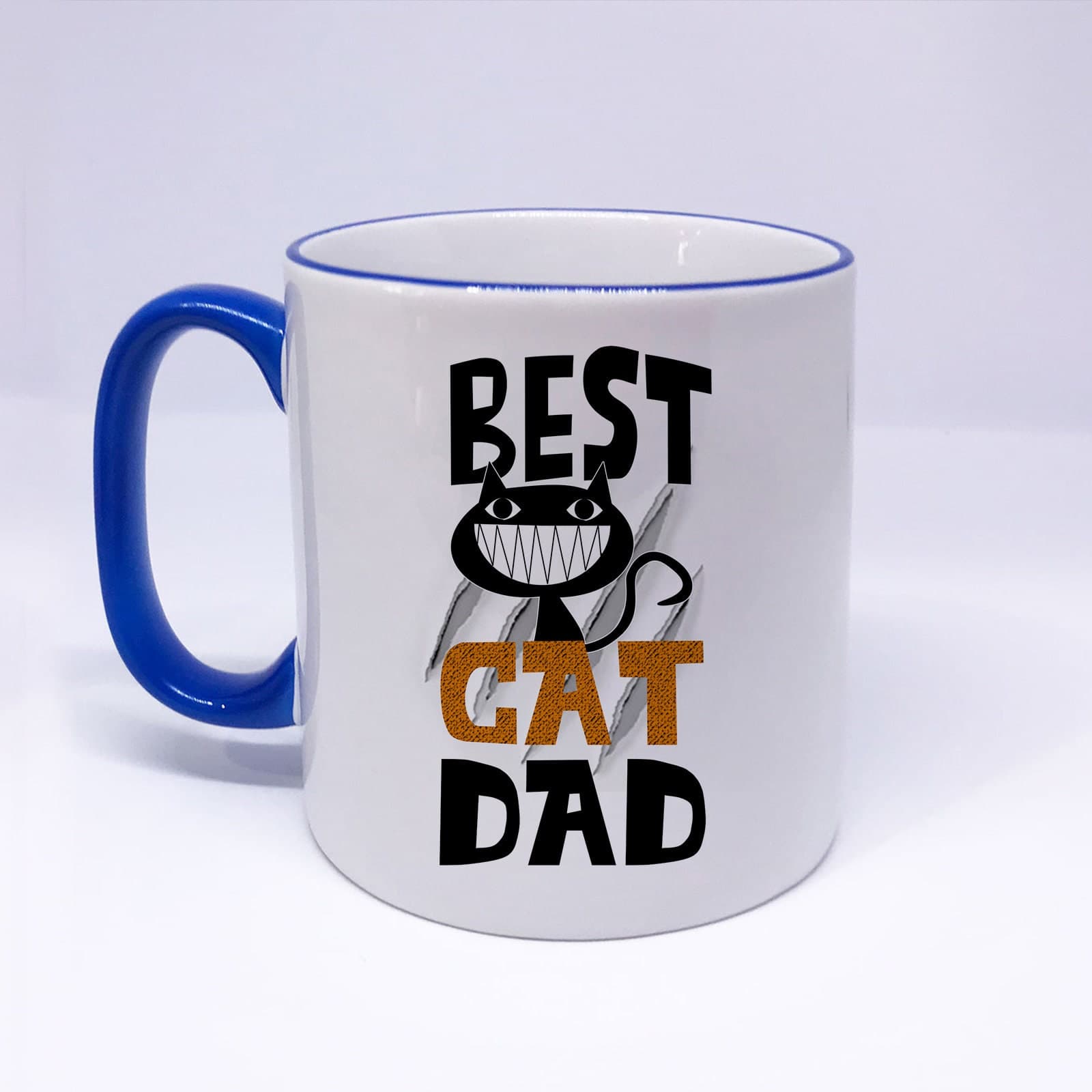 Best Cat Dad Mug – Printed Ceramic Coffee Cup - image 3
