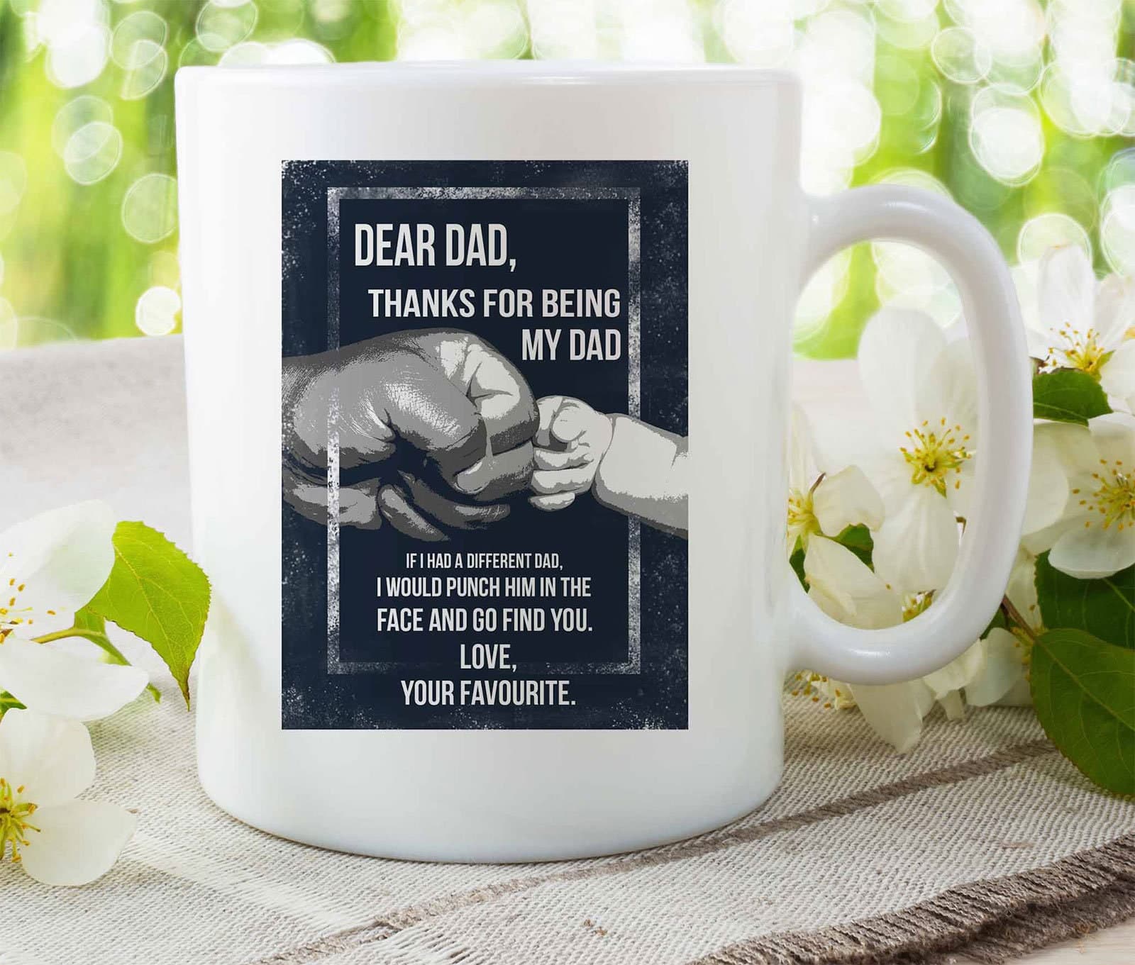 Funny Dad Coffee Mug, Father's Day Gift, 'Dear Dad' Quote - image 2