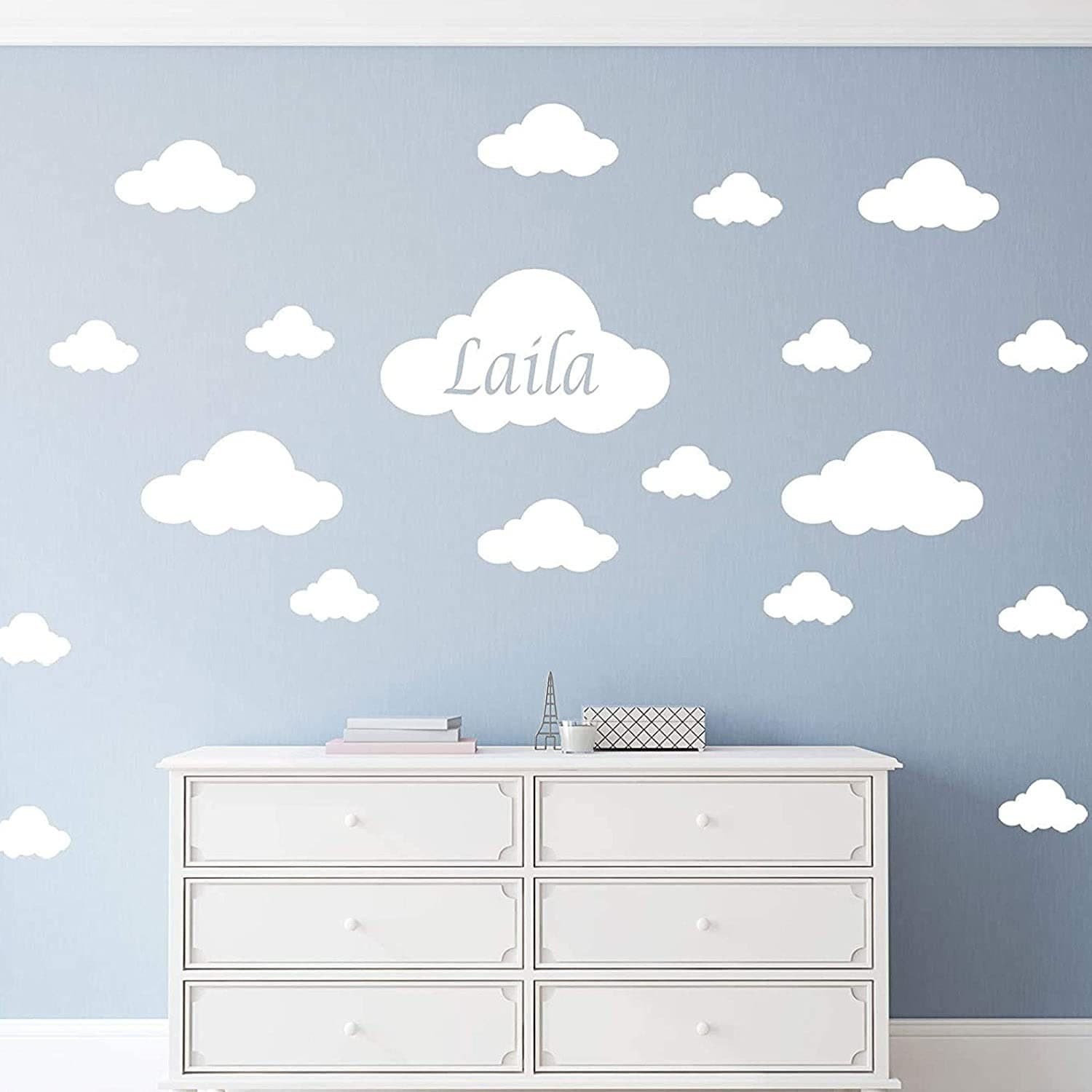 Custom Name Cloud Wall Stickers