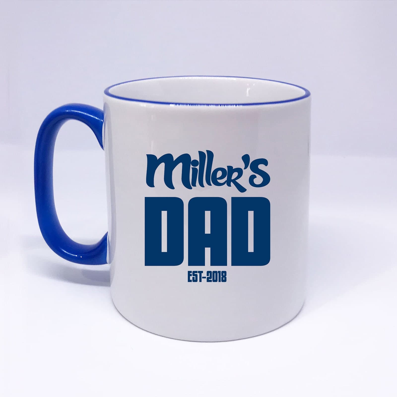 Personalized Father's Day Mug, Ceramic Dad Coffee Cup - image 3
