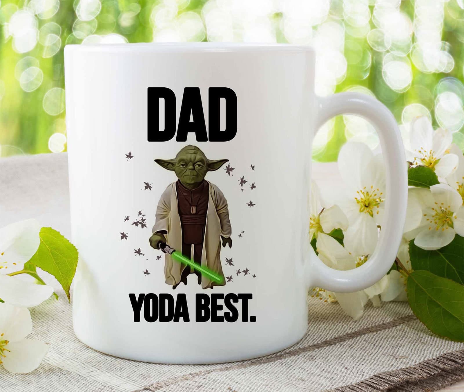 Yoda Best Dad Coffee Mug, Funny Father's Day Gift