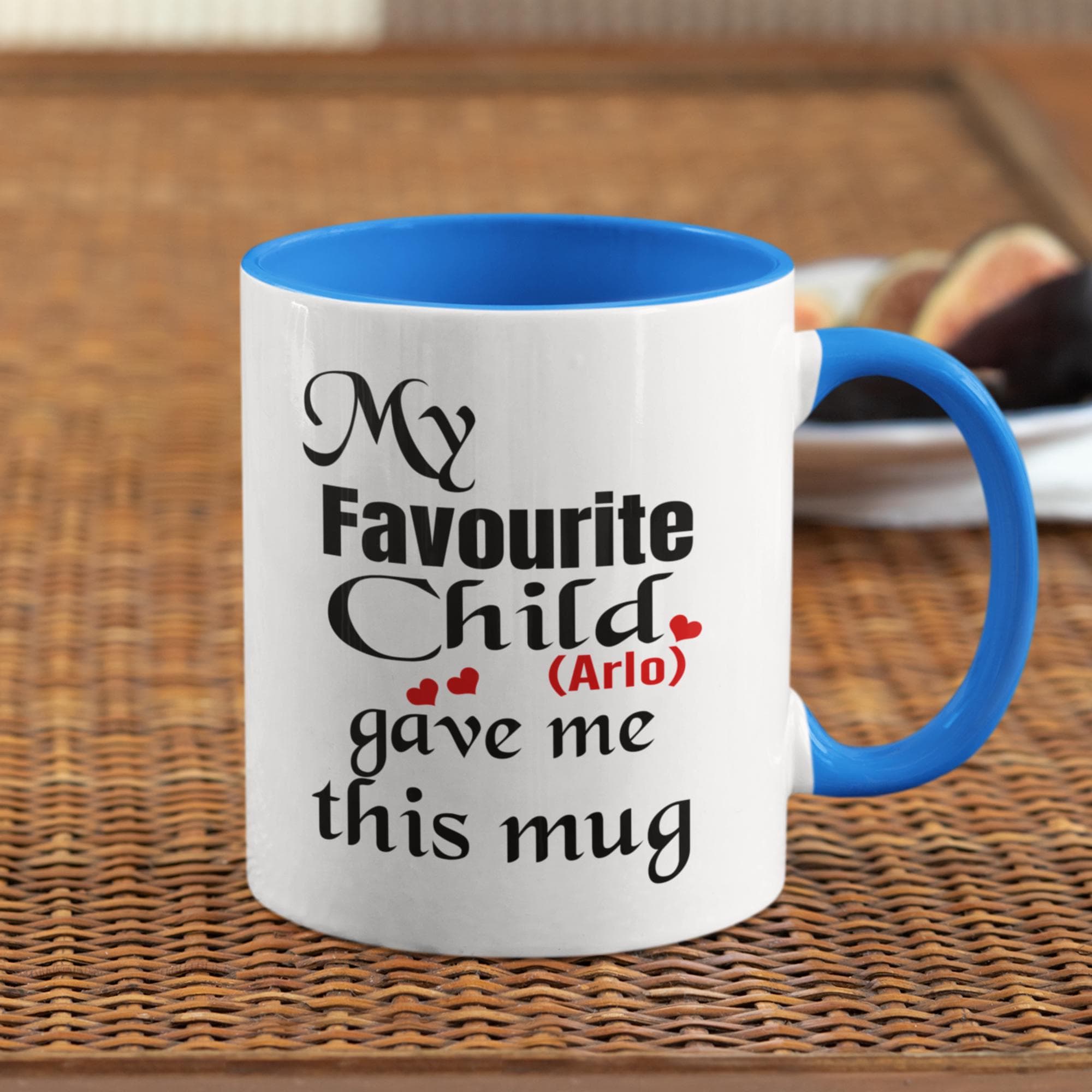 Personalised Dad Mug, Favourite Child Gift, Father's Day Present - image 3