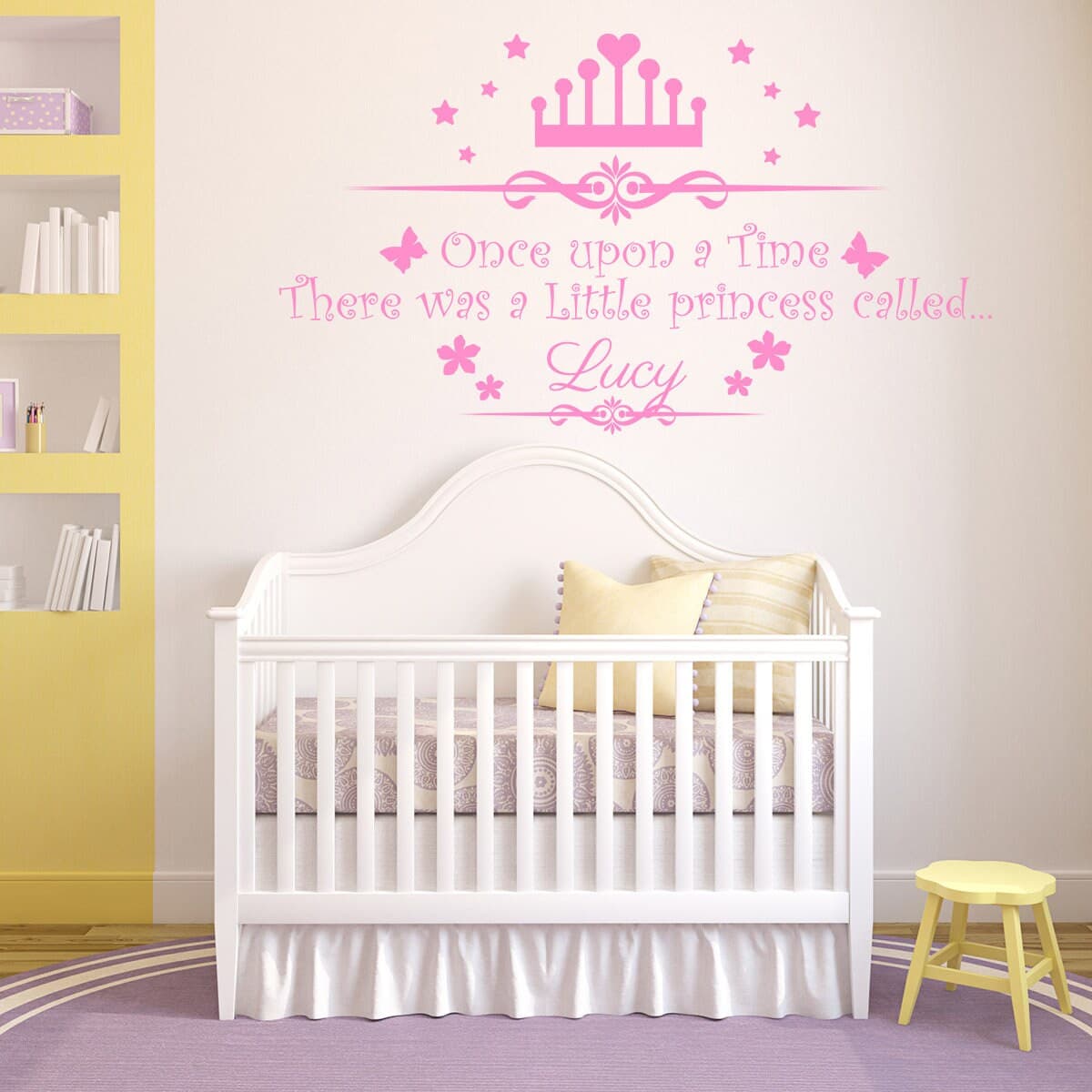 Personalized Princess Name Wall Decal, Nursery Decor - image 4