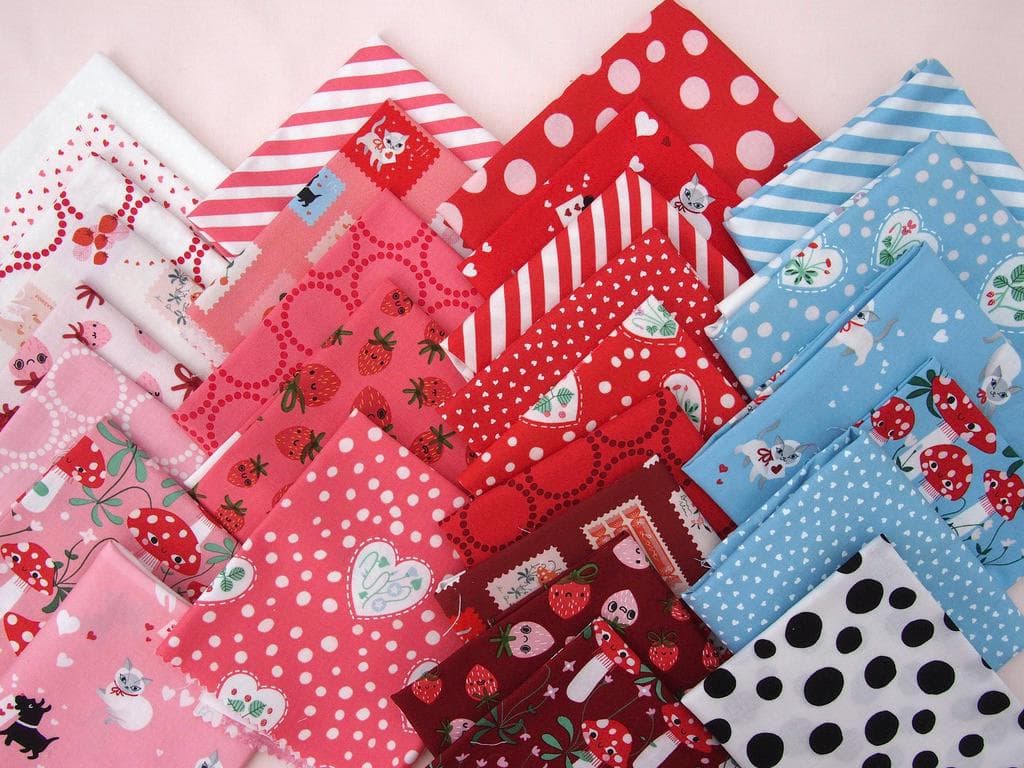 Funny Valentine Jelly Roll® 37140JR Moda Precuts Moda Precuts 100% cotton fabric quilt strips by Lizzy House - image 4