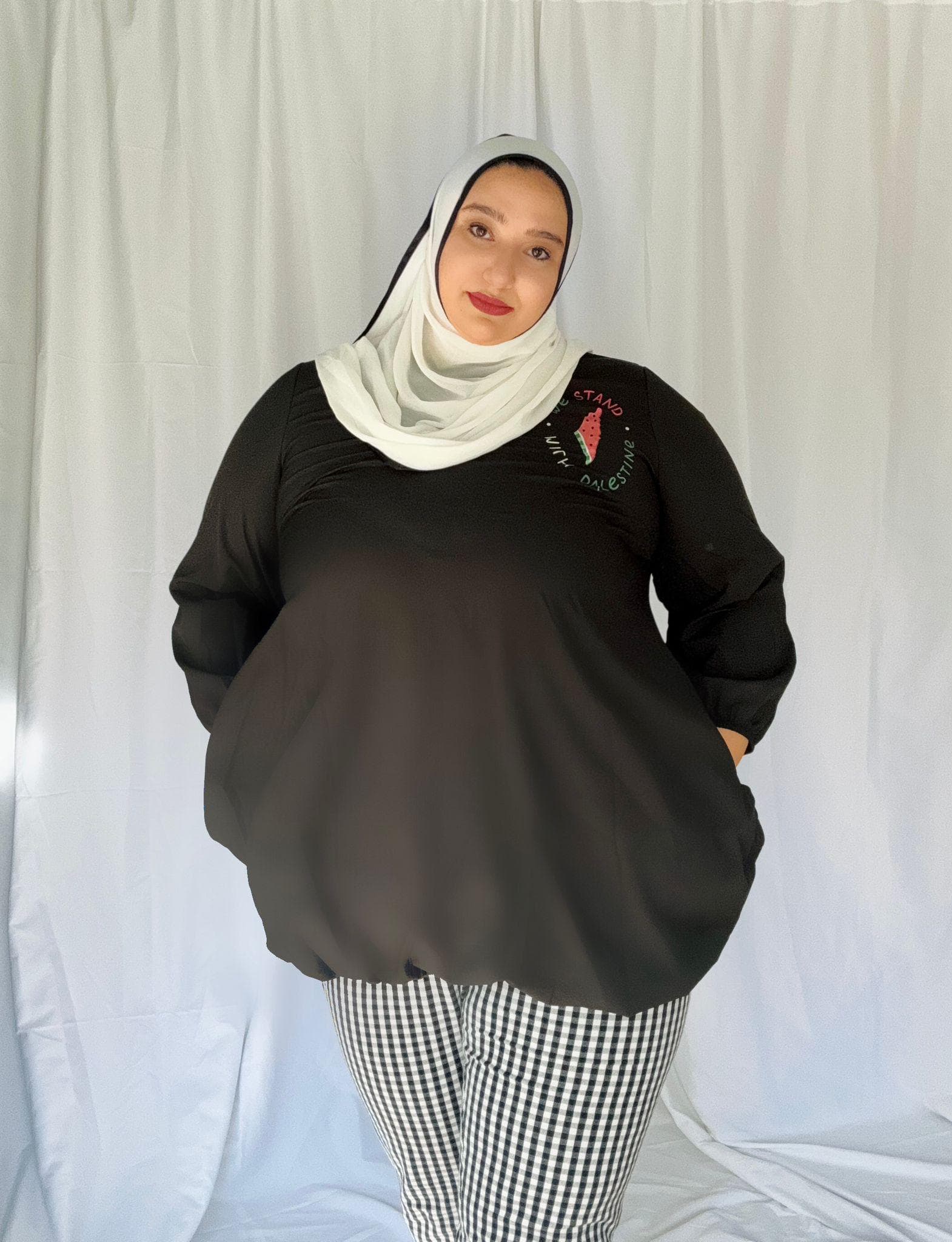 We stand with Palestine Top (Plus size) - image 4