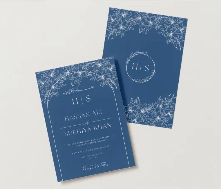 Muslim walimah nikkah wedding invite, Digital Download