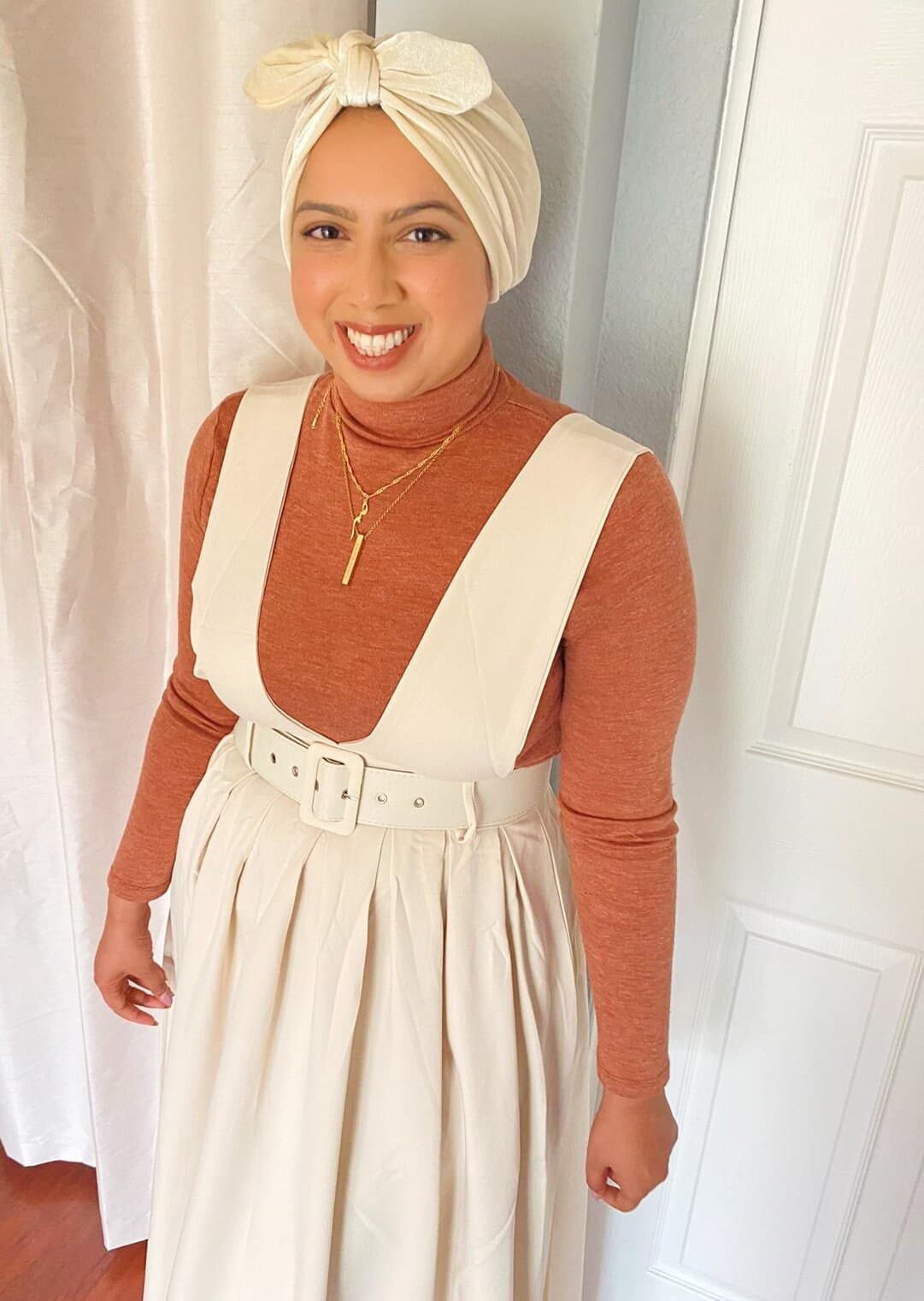 Jumper Skirt with Belt - image 5