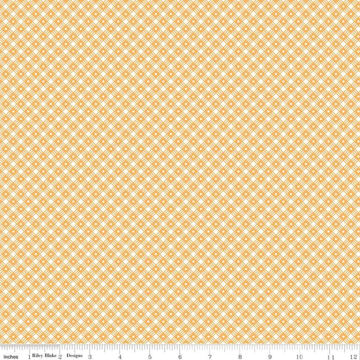 Flea Market Basketweave Daisy C10221 DAISY by Lori Holt for Riley Blake Sold in 1/2 yard increments.