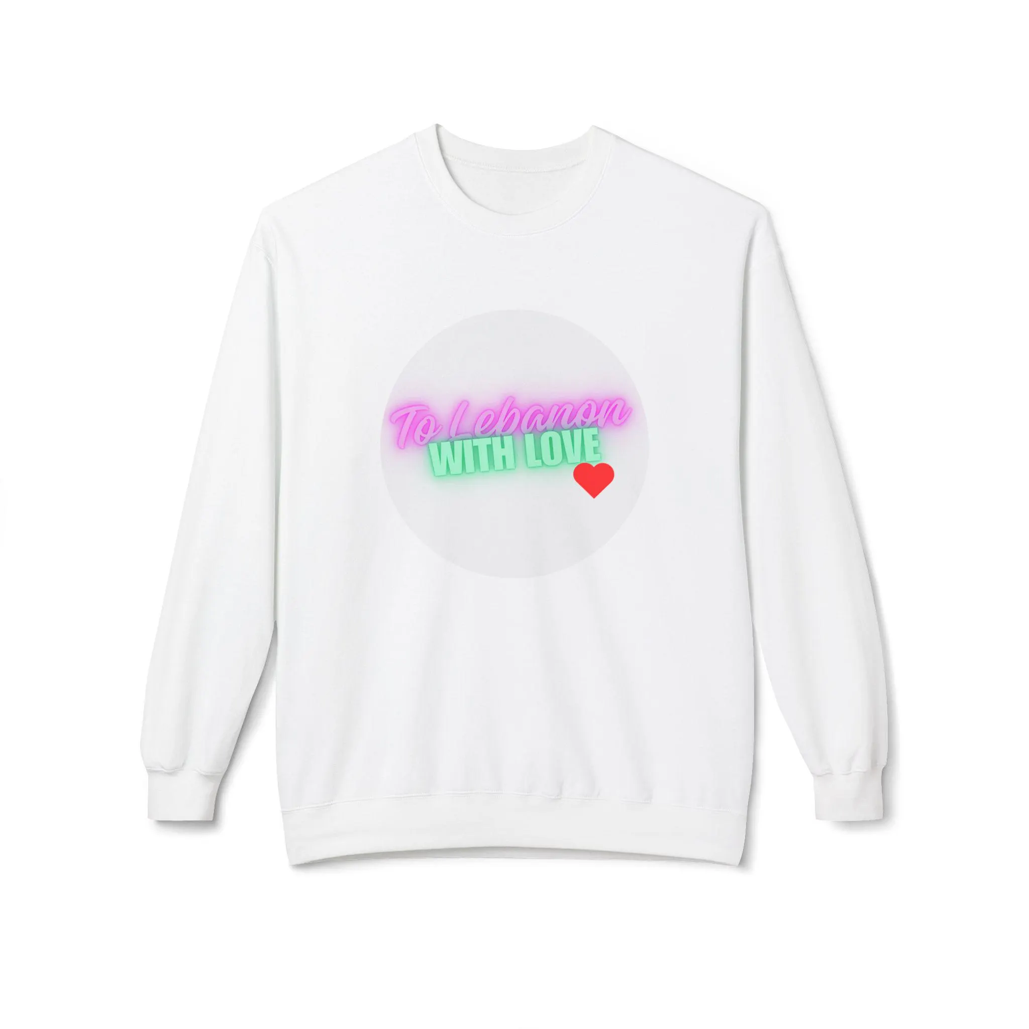 To Lebanon with love Softstyle Fleece Crewneck Sweatshirt
