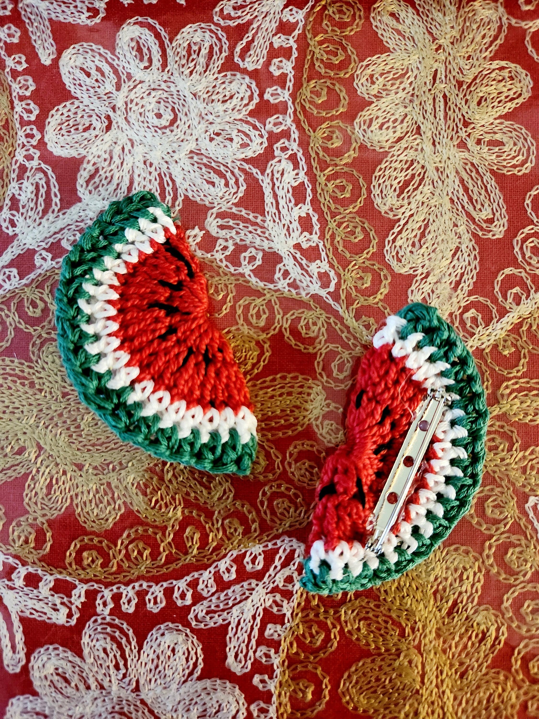 Handmade Watermelon Pin (3”) by Feryal Abbasi-Ghnaim - image 5