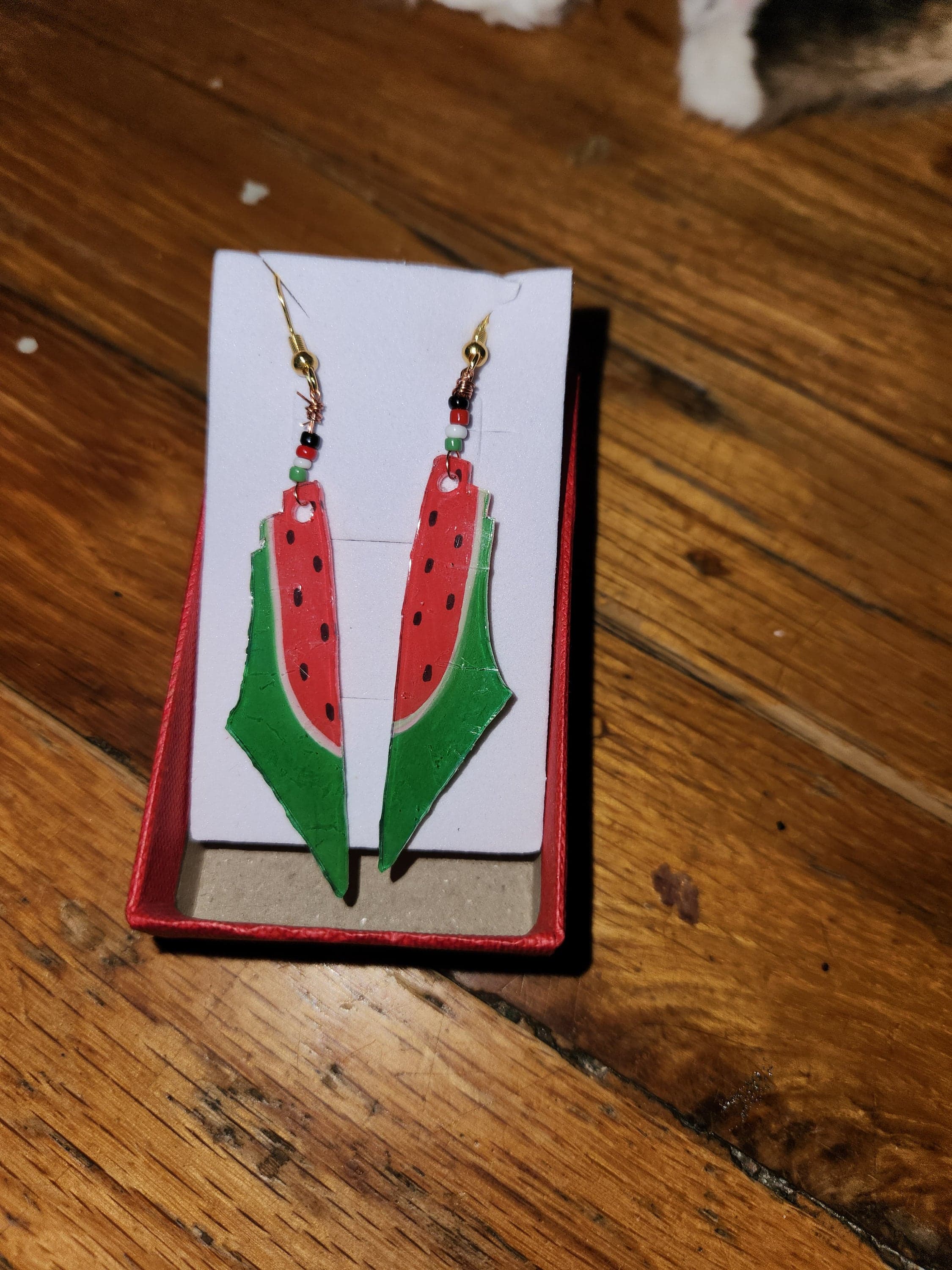 Palestine watermelon earrings for Gaza - image 5