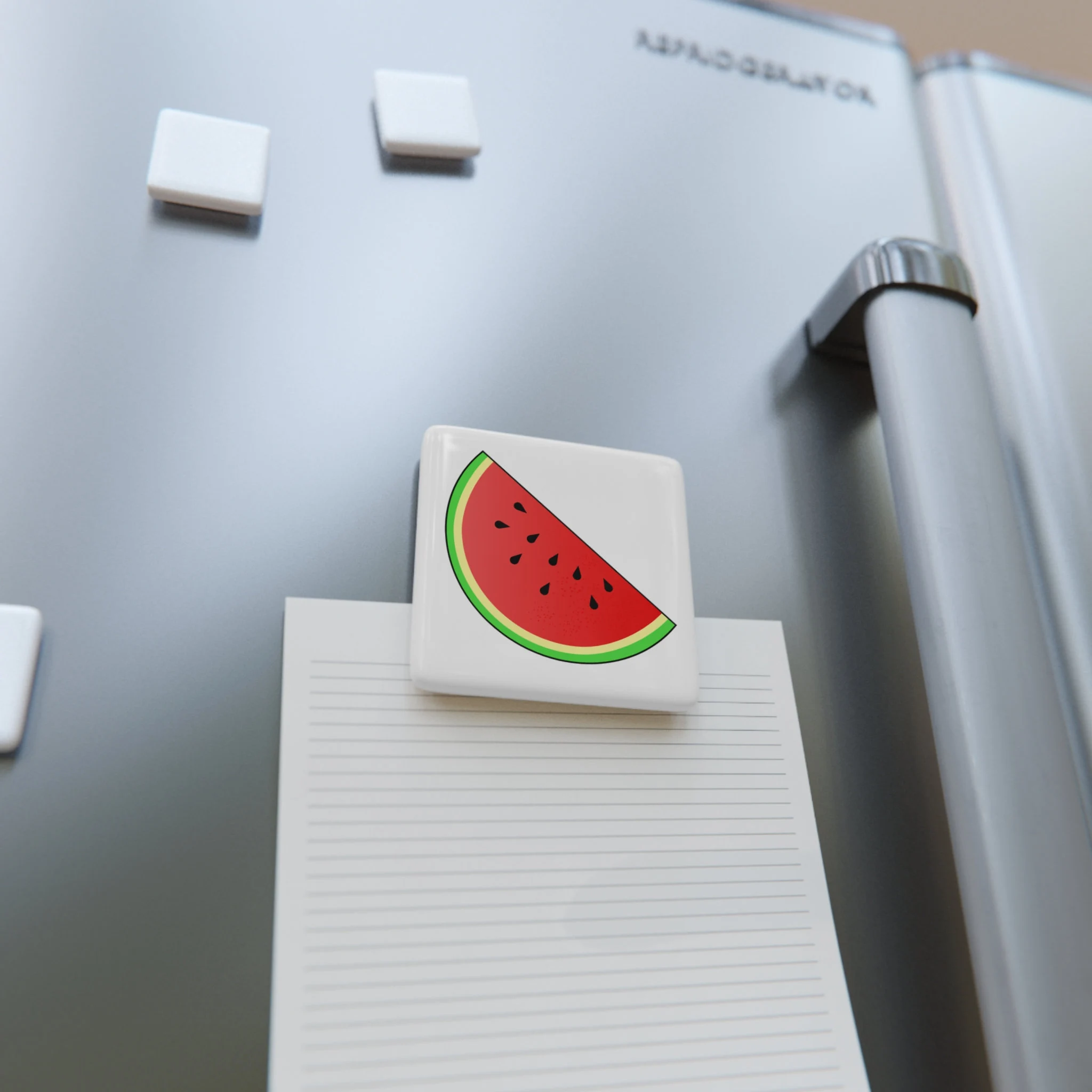 Palestinian watermelon Porcelain Magnet, Square - image 3