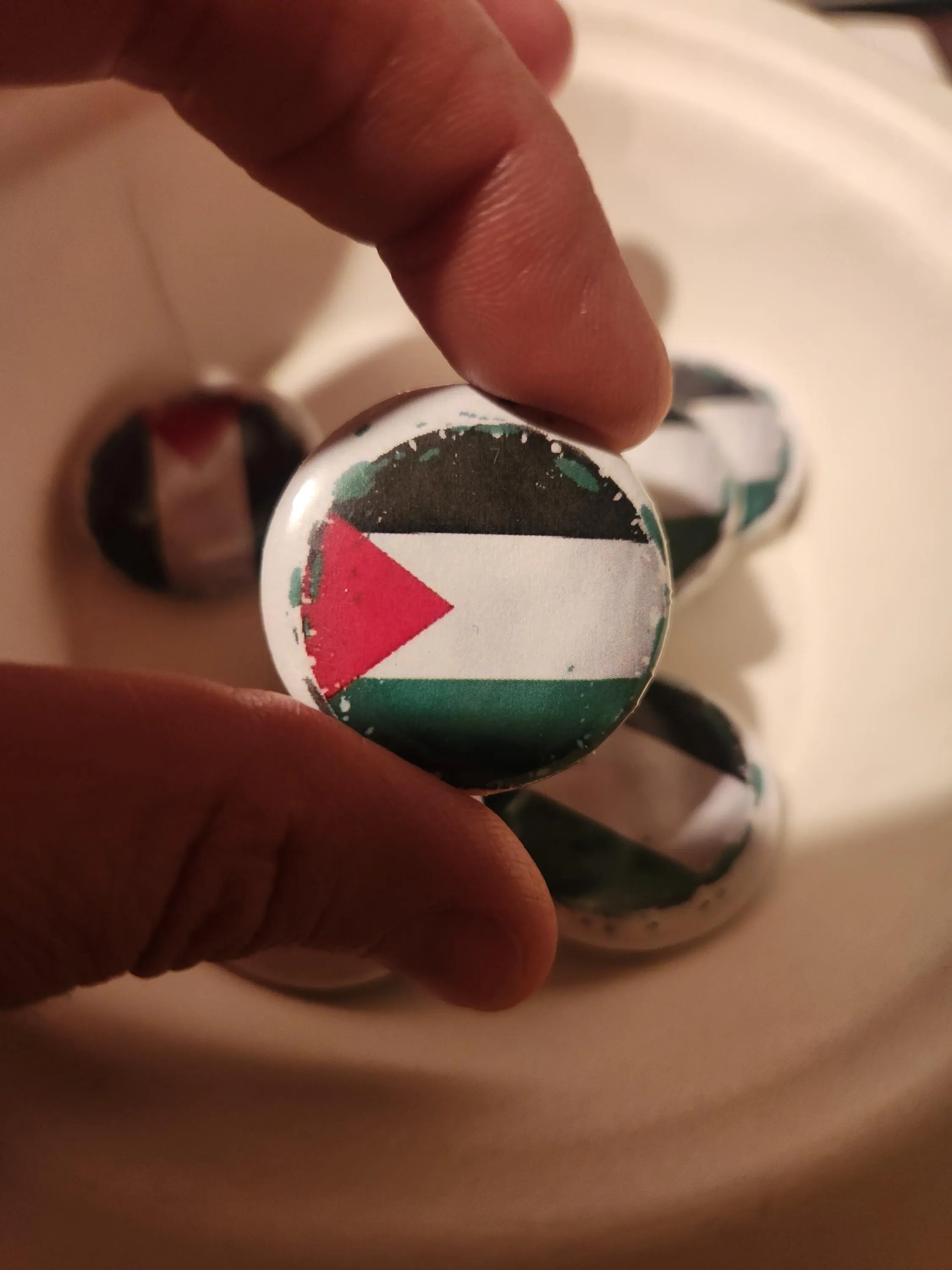 Palestine flag 1.25 pin - image 2