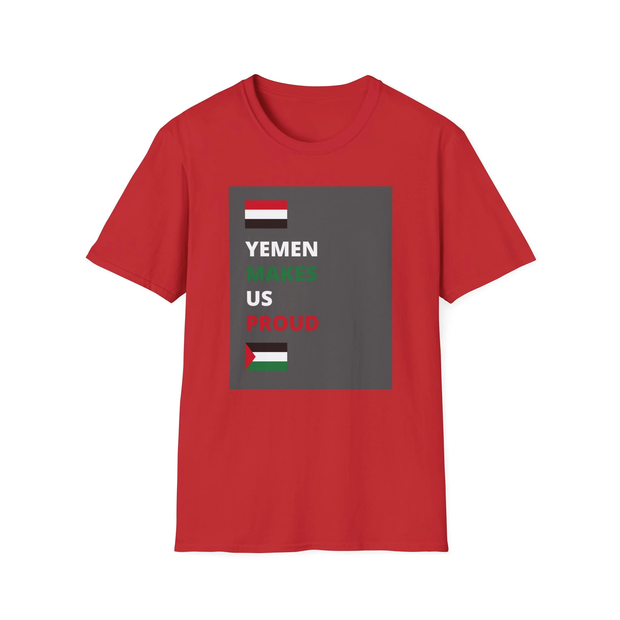 Yemen makes us proud - Unisex Softstyle T-Shirt - image 4