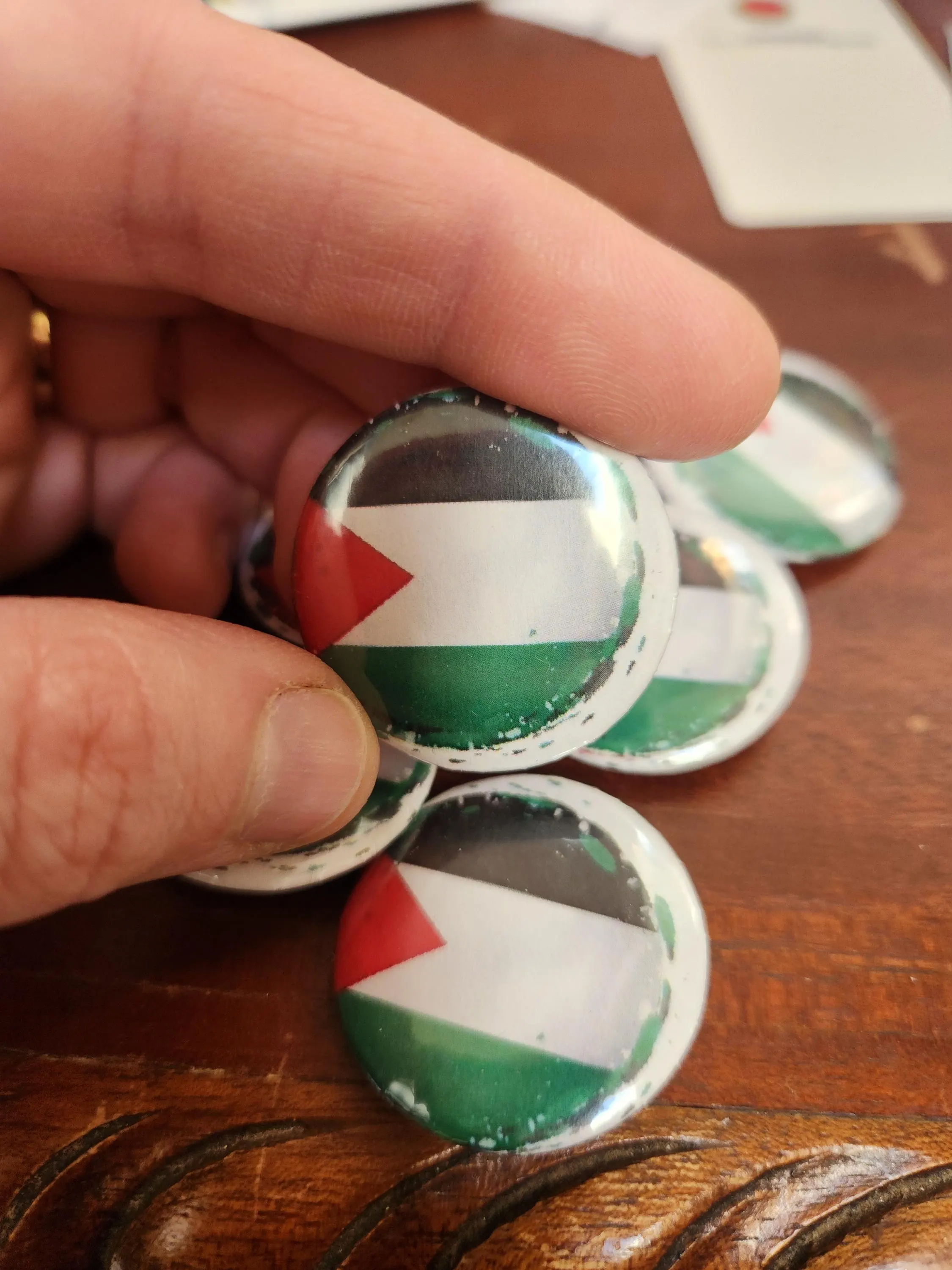 Palestine flag 1.25 pin - image 5