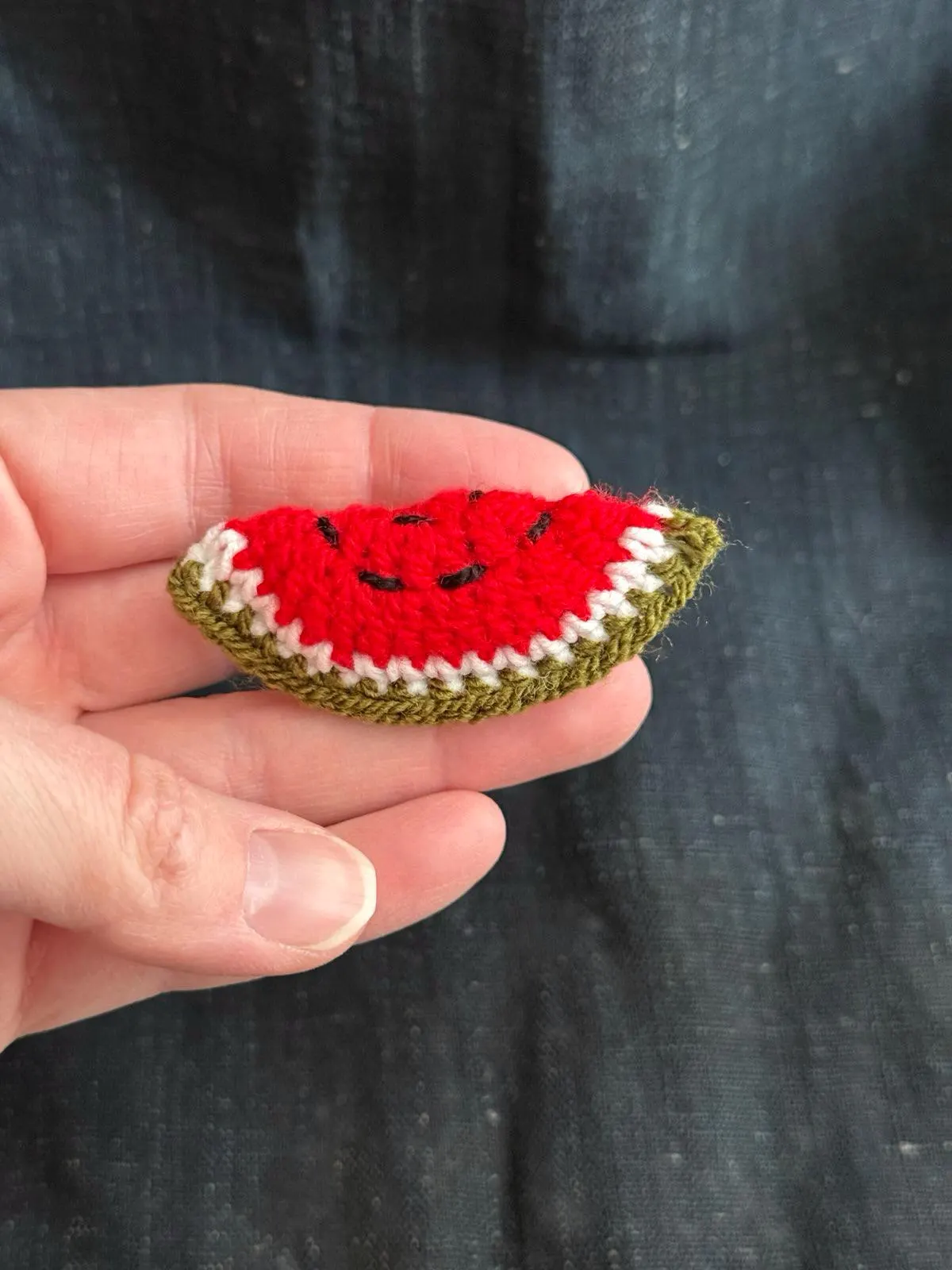 Handmade Watermelon Pin (3”) by Feryal Abbasi-Ghnaim - image 3
